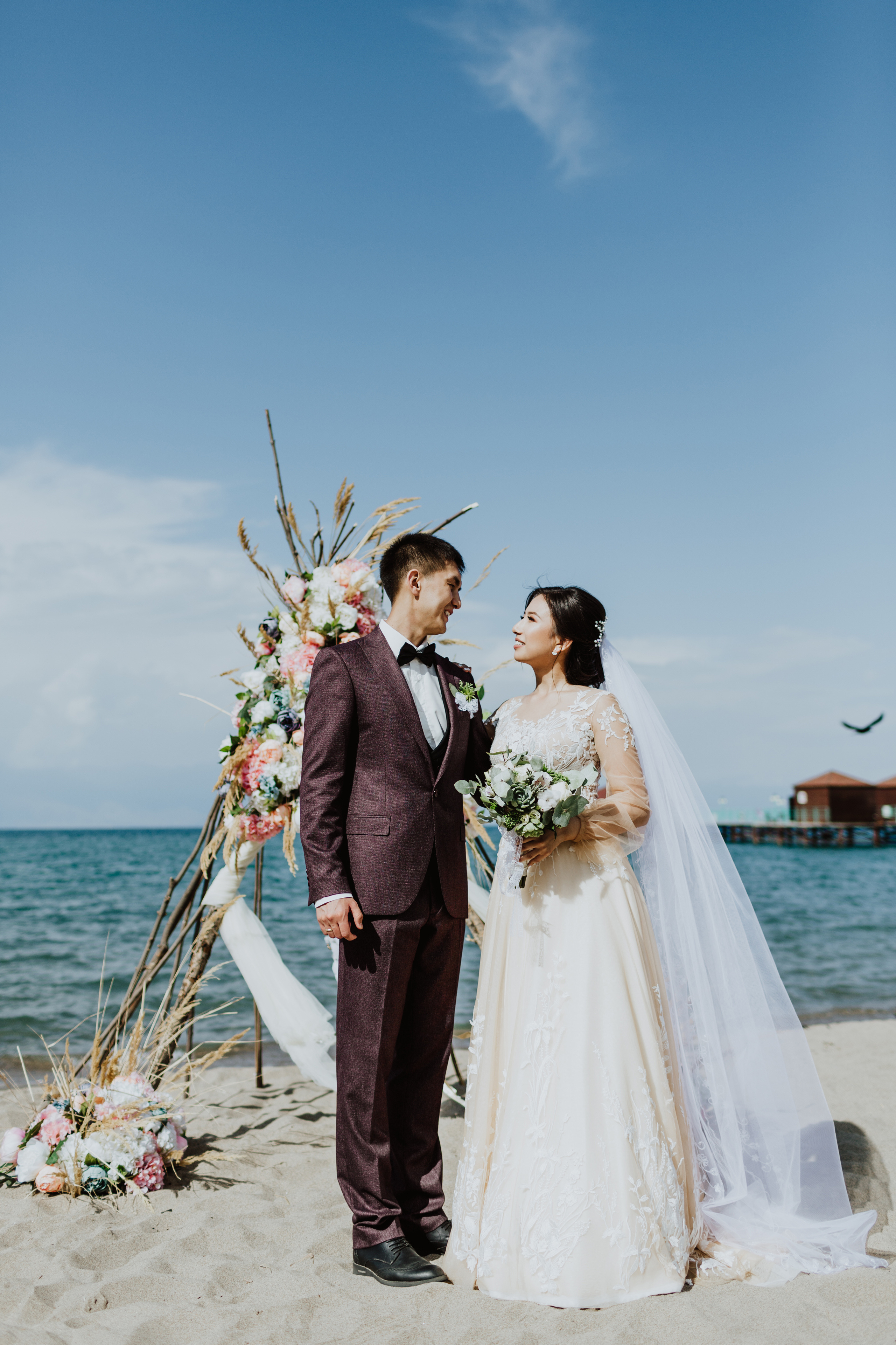 Свадьба на Иссык-Куле в пансионате Марко Поло. Фотограф в Бишкеке Оксана Шувалова