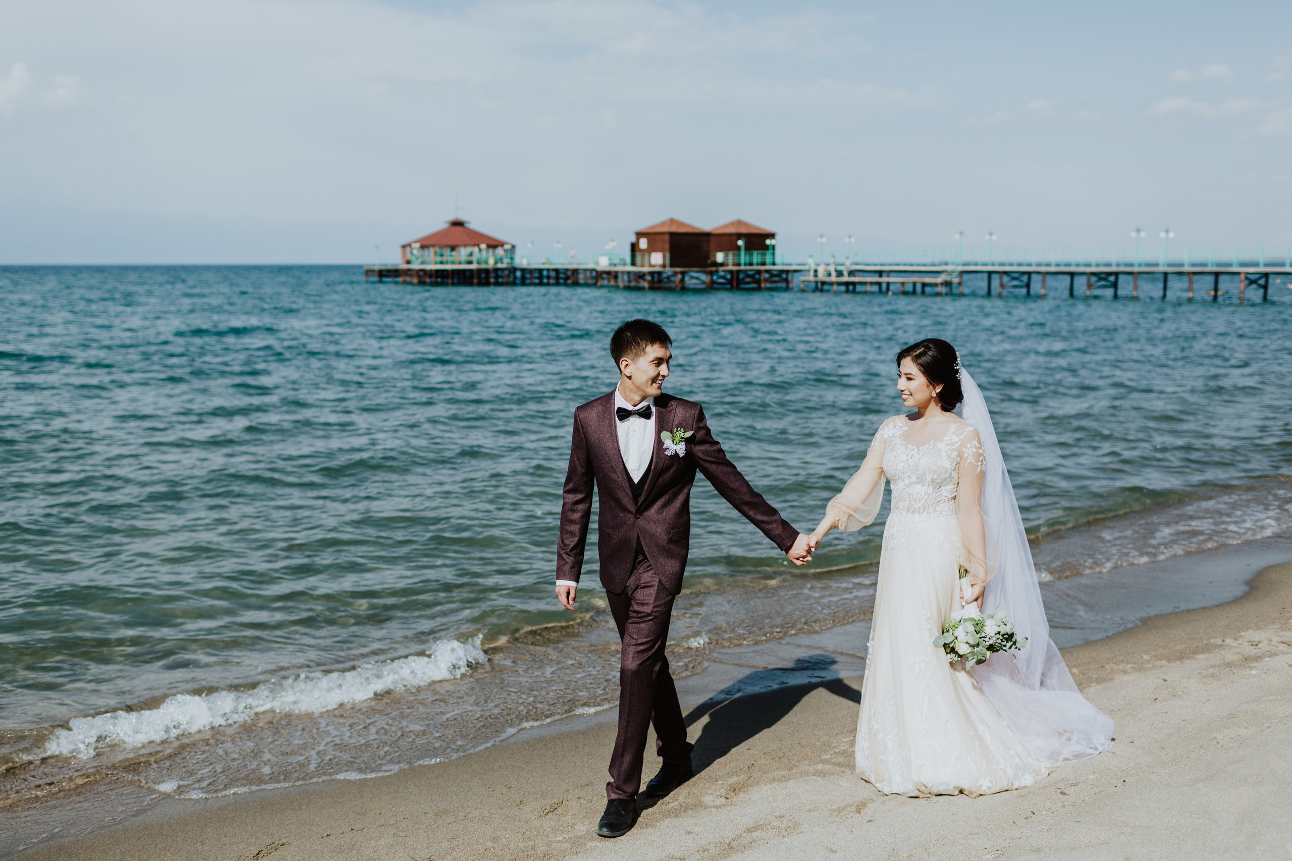 Свадьба на Иссык-Куле в пансионате Марко Поло. Фотограф в Бишкеке Оксана Шувалова