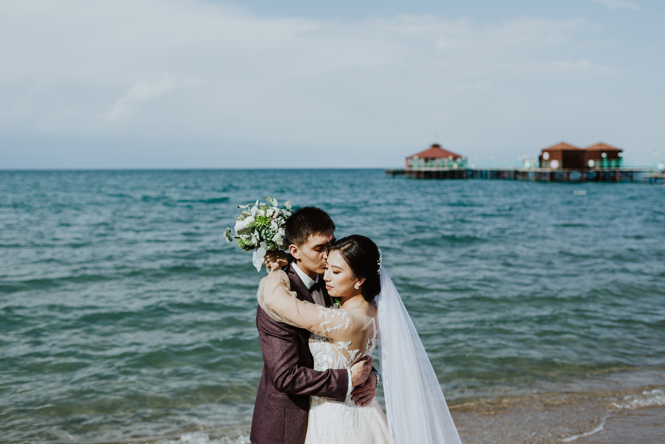 Свадьба на Иссык-Куле в пансионате Марко Поло. Фотограф в Бишкеке Оксана Шувалова