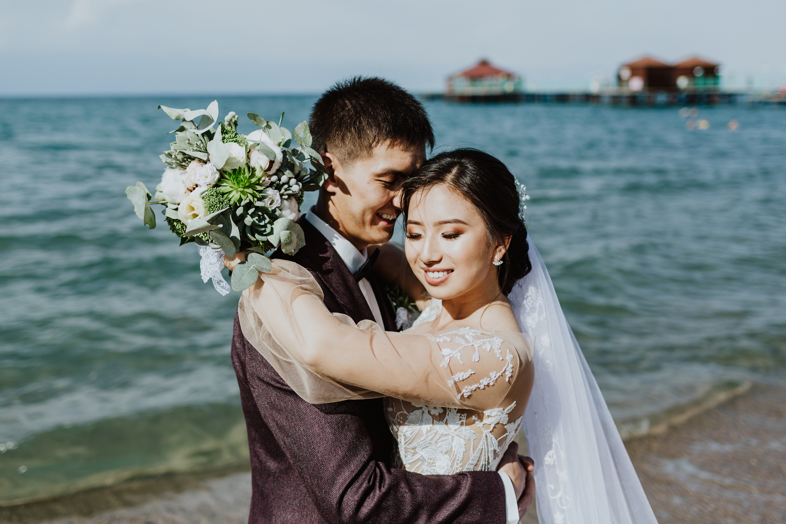 Свадьба на Иссык-Куле в пансионате Марко Поло. Фотограф в Бишкеке Оксана Шувалова