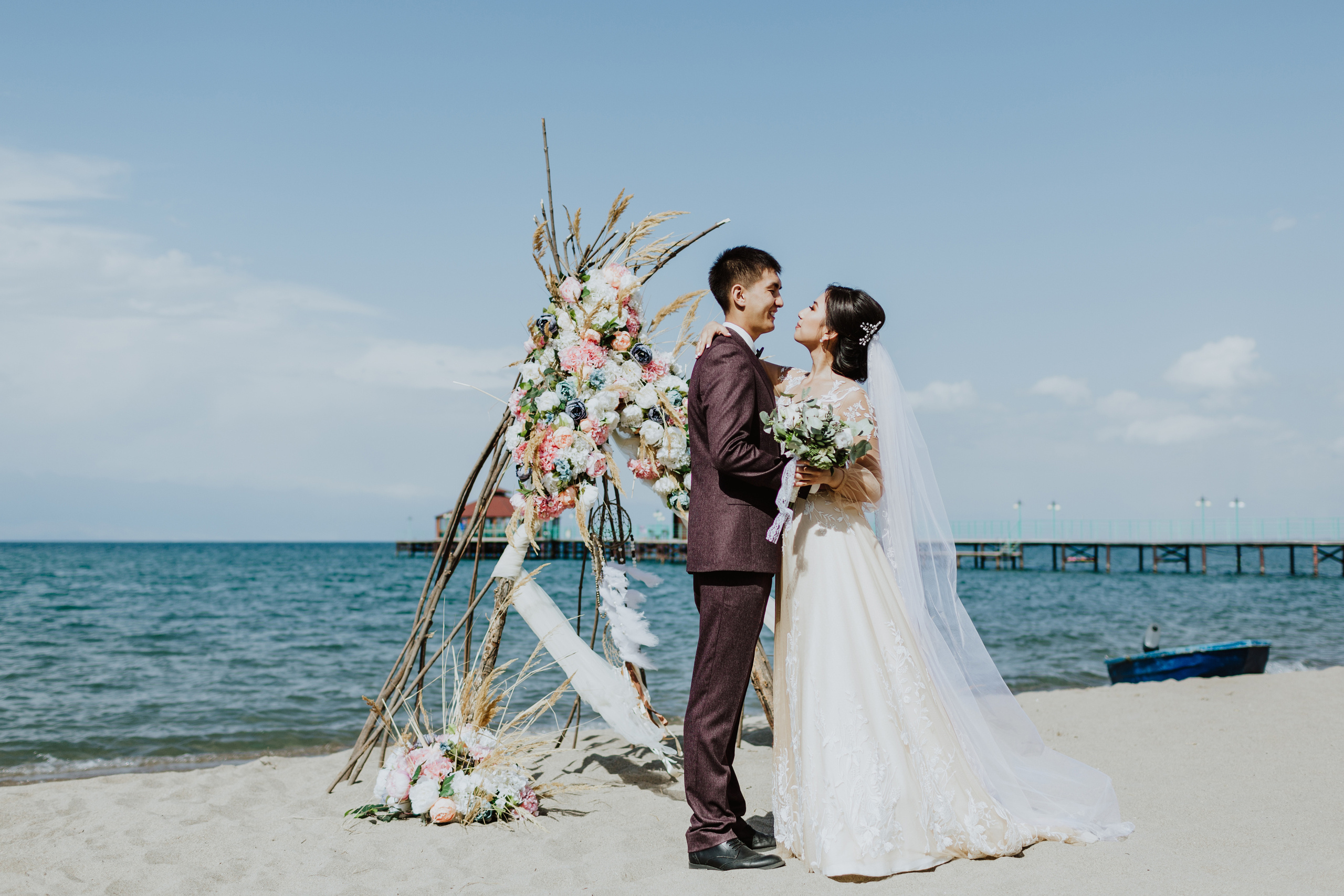 Свадьба на Иссык-Куле в пансионате Марко Поло. Фотограф в Бишкеке Оксана Шувалова