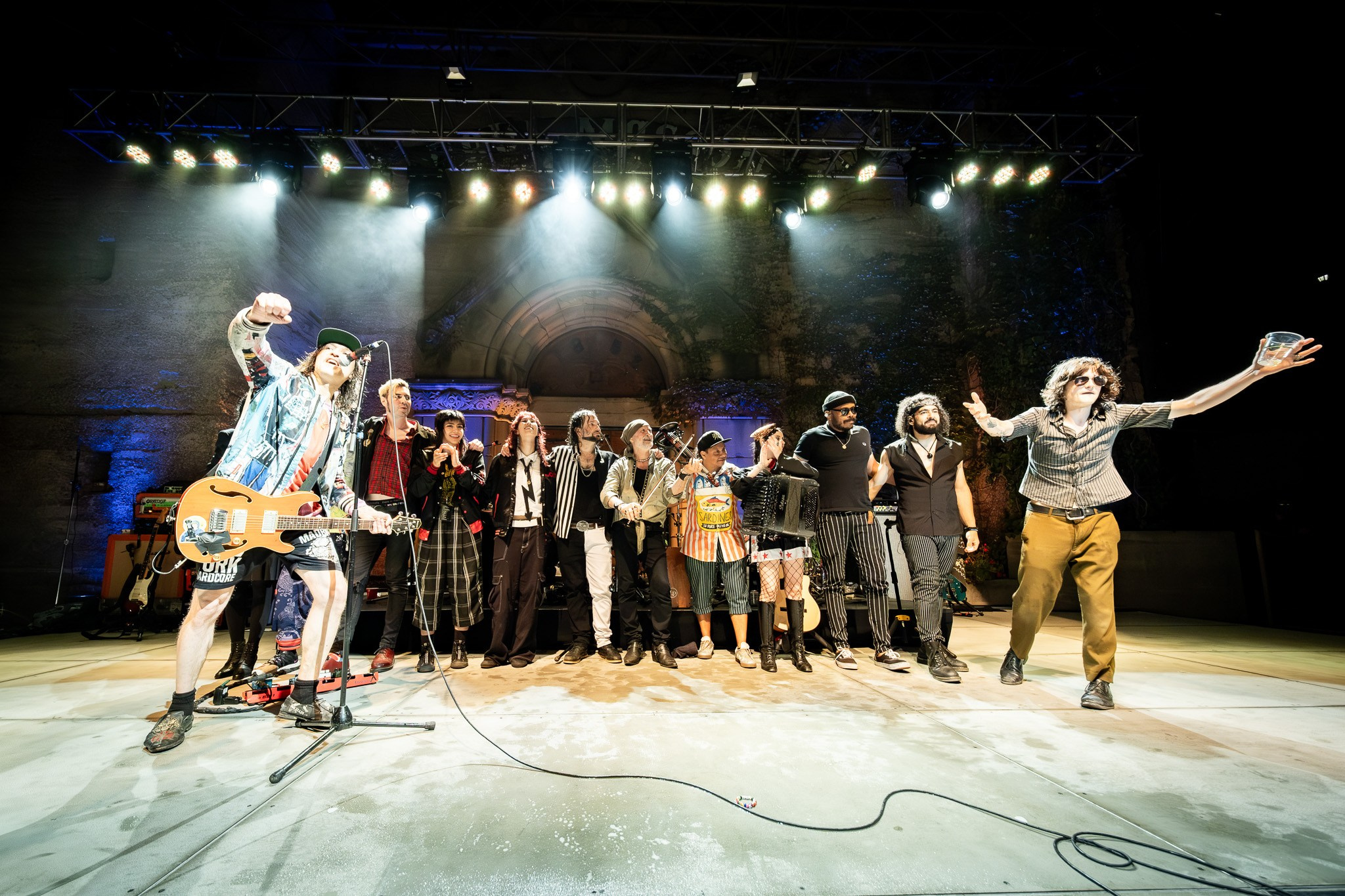 GOGOL BORDELLO / SARATOGA / CA. Reportage concert portrait photography in the San Francisco Bay Area