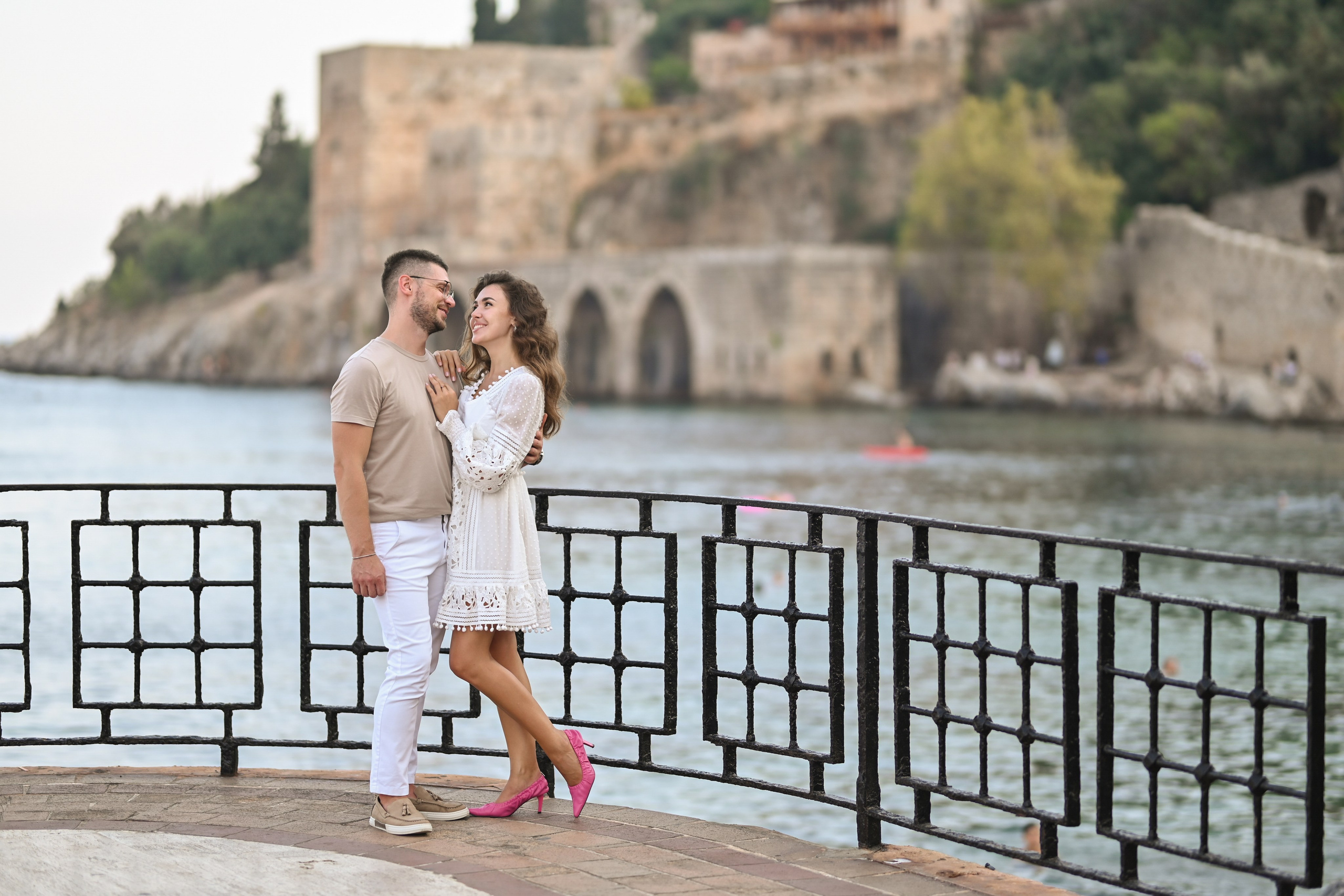 Love sory в порту и у крепости, пляж Клеопатра. Photographer in Alanya, Side, Manavgat. Türkiye