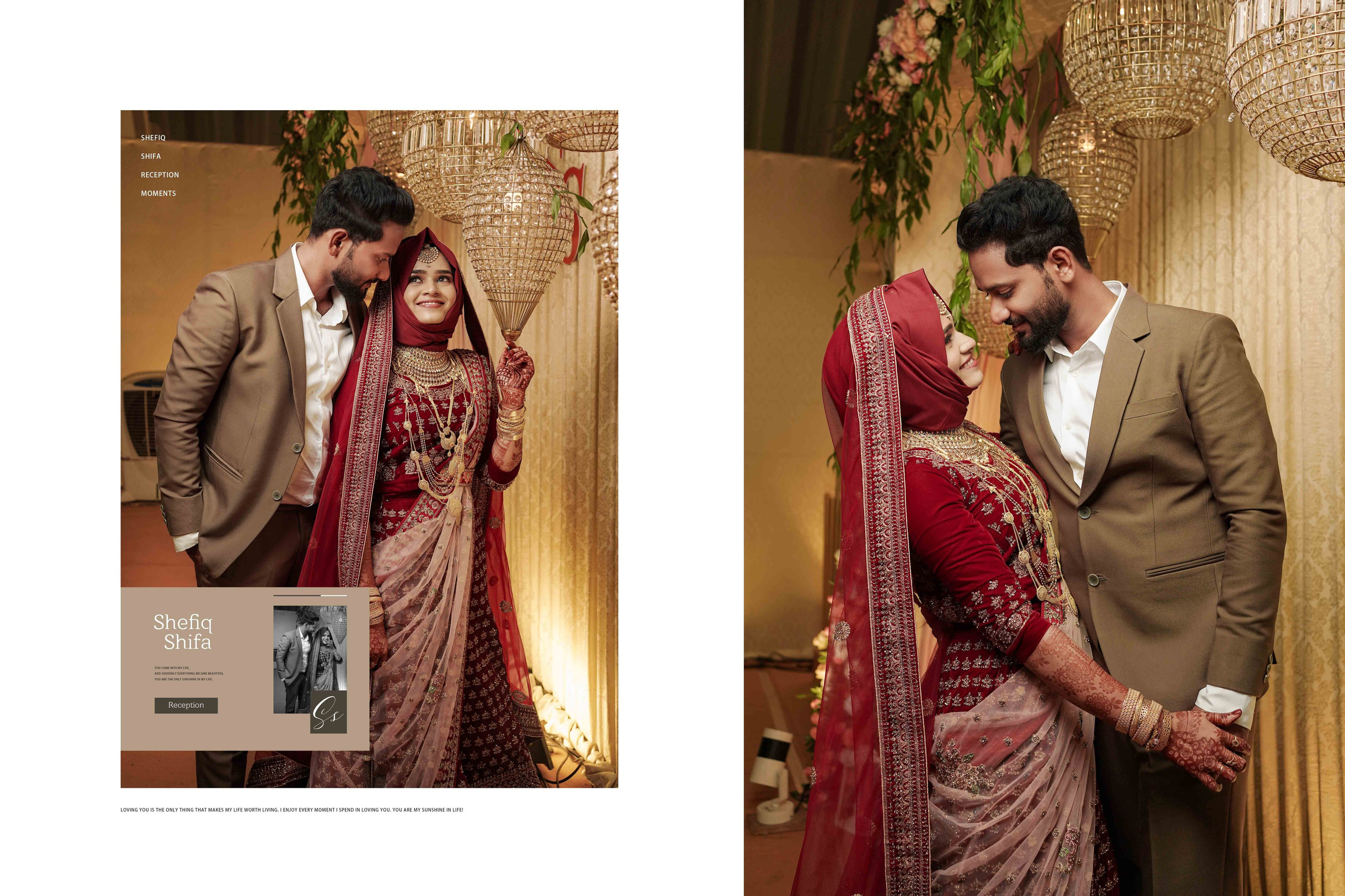 WEDDING ALBUM SHOWCASE. NTURE WEDDING