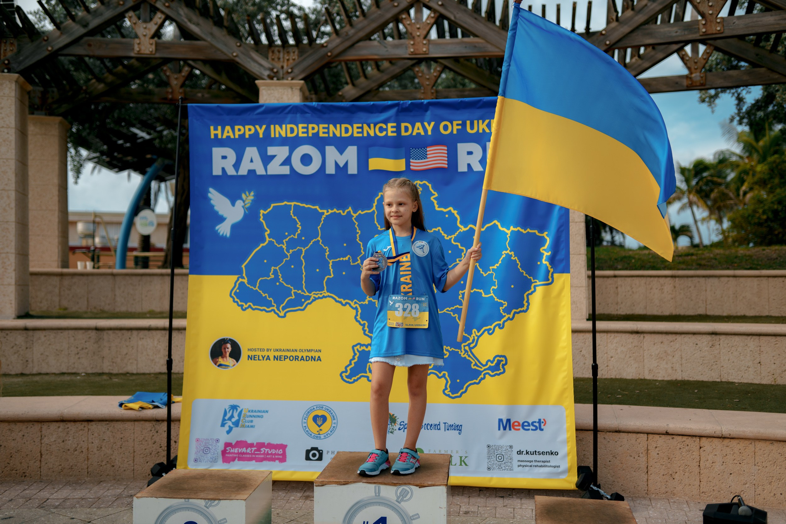RAZOM RUN. ФОТОГРАФ ФЛОРИДА МАЙАМИ