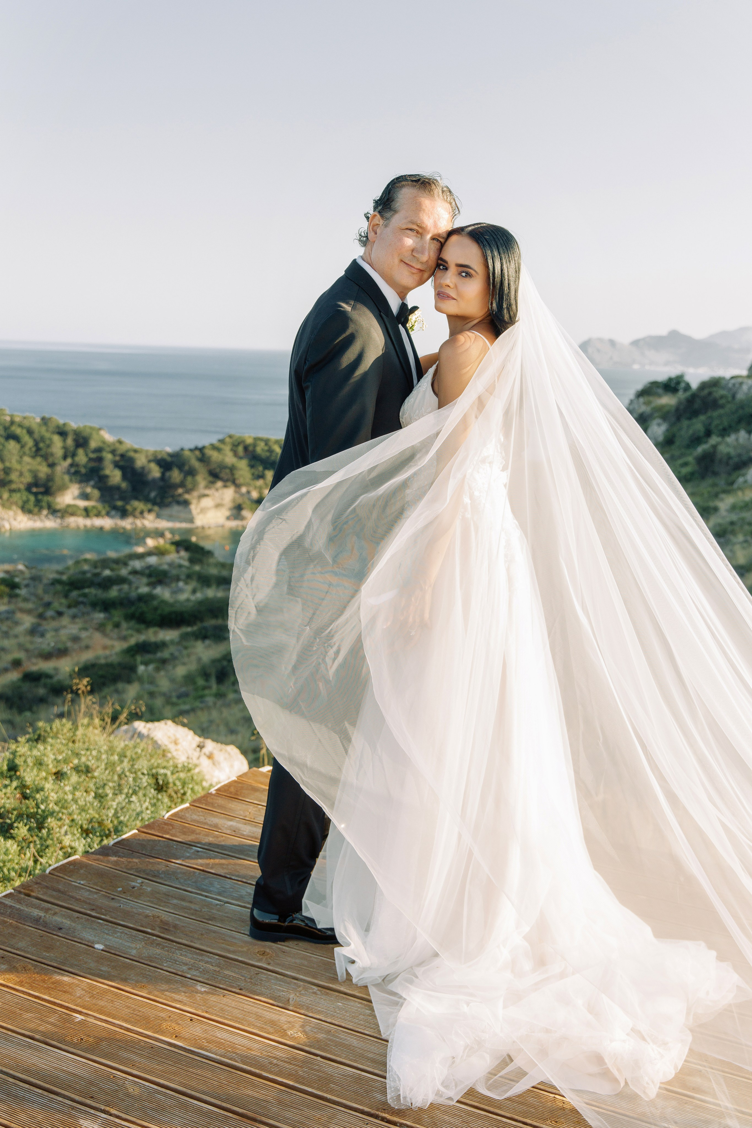 Vow Renewal Ceremony. Portrait- und Hochzeitsfotografin Irene Art Photo mit Sitz auf der griechischen Insel Rhodos