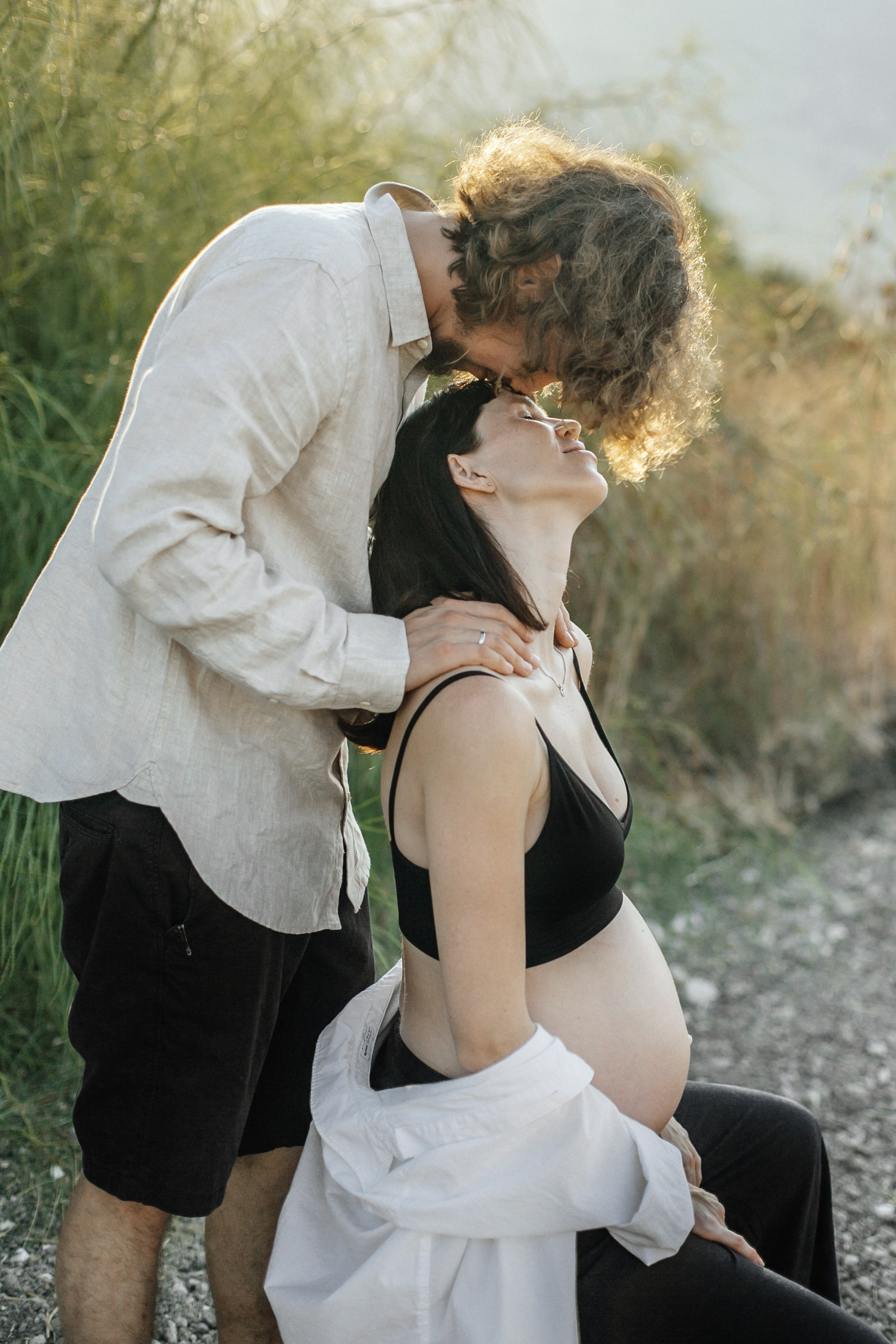 Kiryat Tivon field. Family photographer in Israel