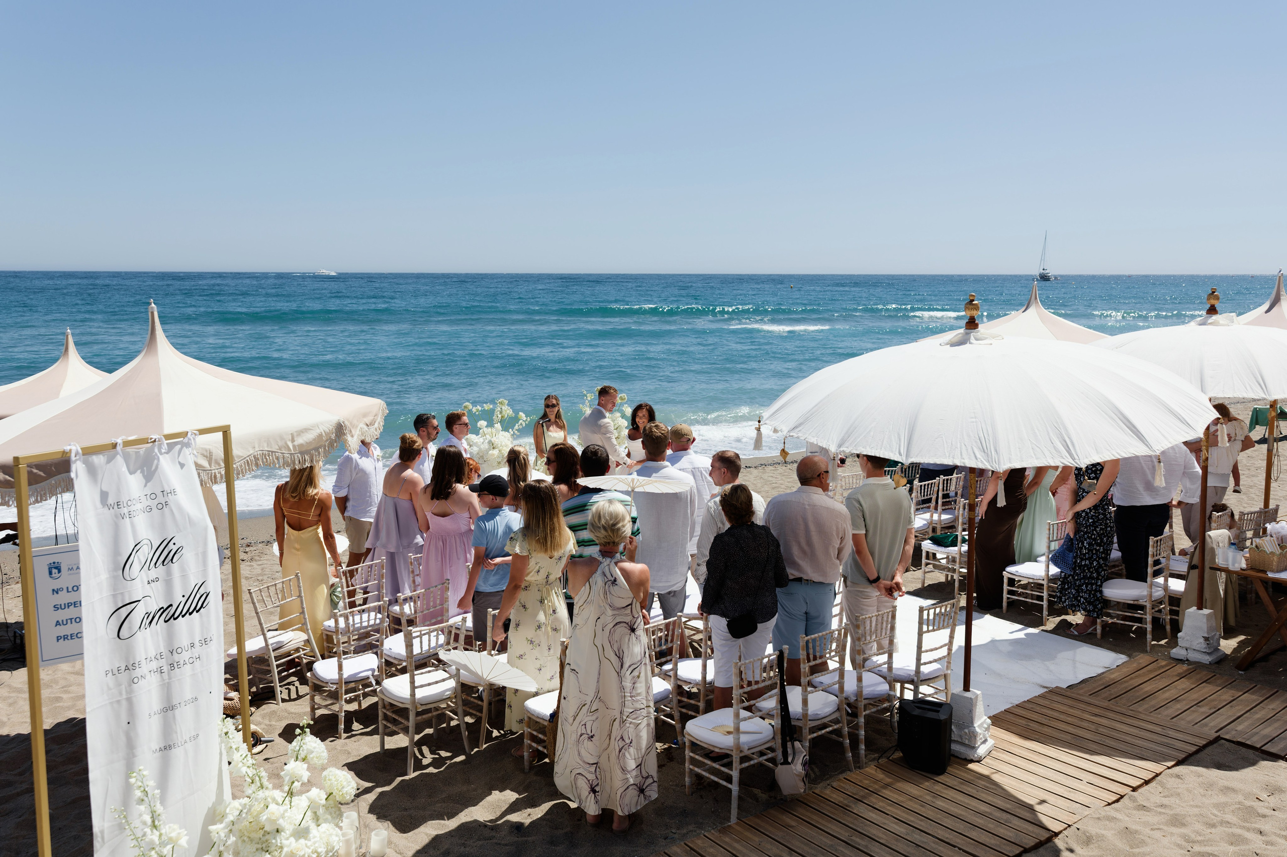 Beach Wedding in Marbella PREVIEW. Destination Wedding Photographer — Nikita Burtsev
