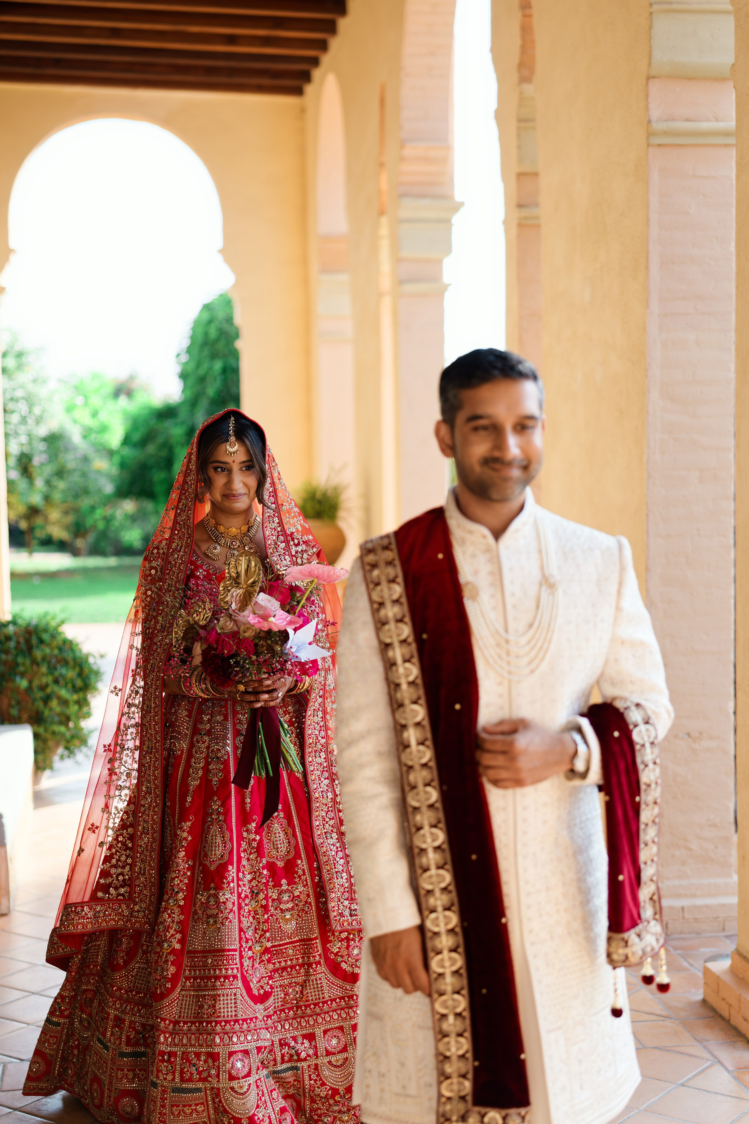 Indian wedding at Gran Villa Rosa, Barcelona