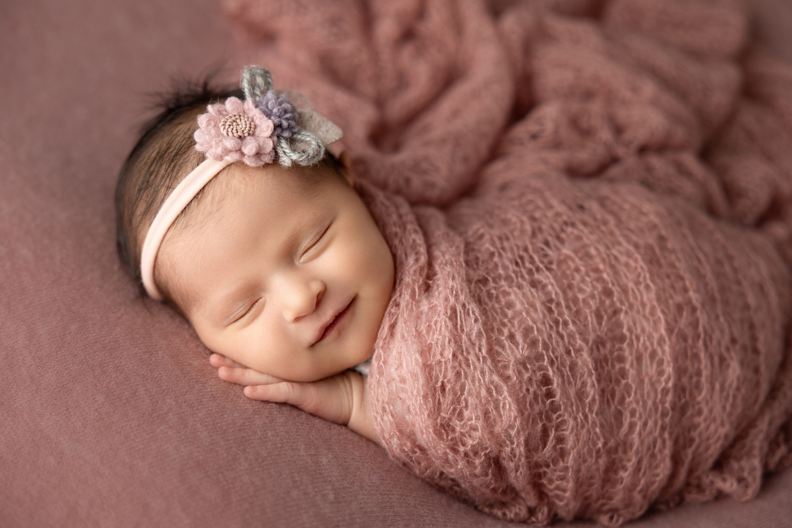 smiling baby girl portret