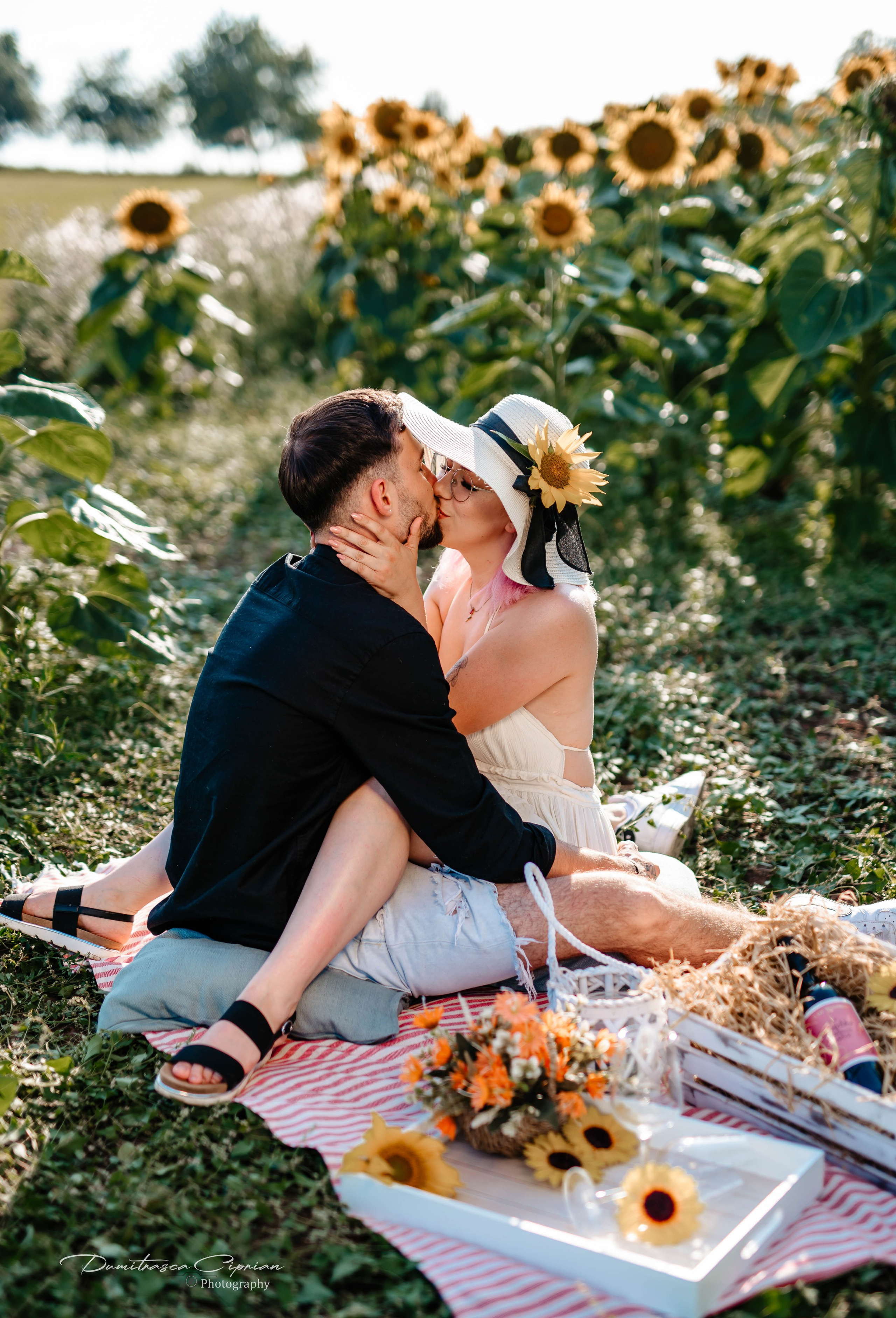 Two souls in love among sunflowers. Dumitrasca Ciprian Photography