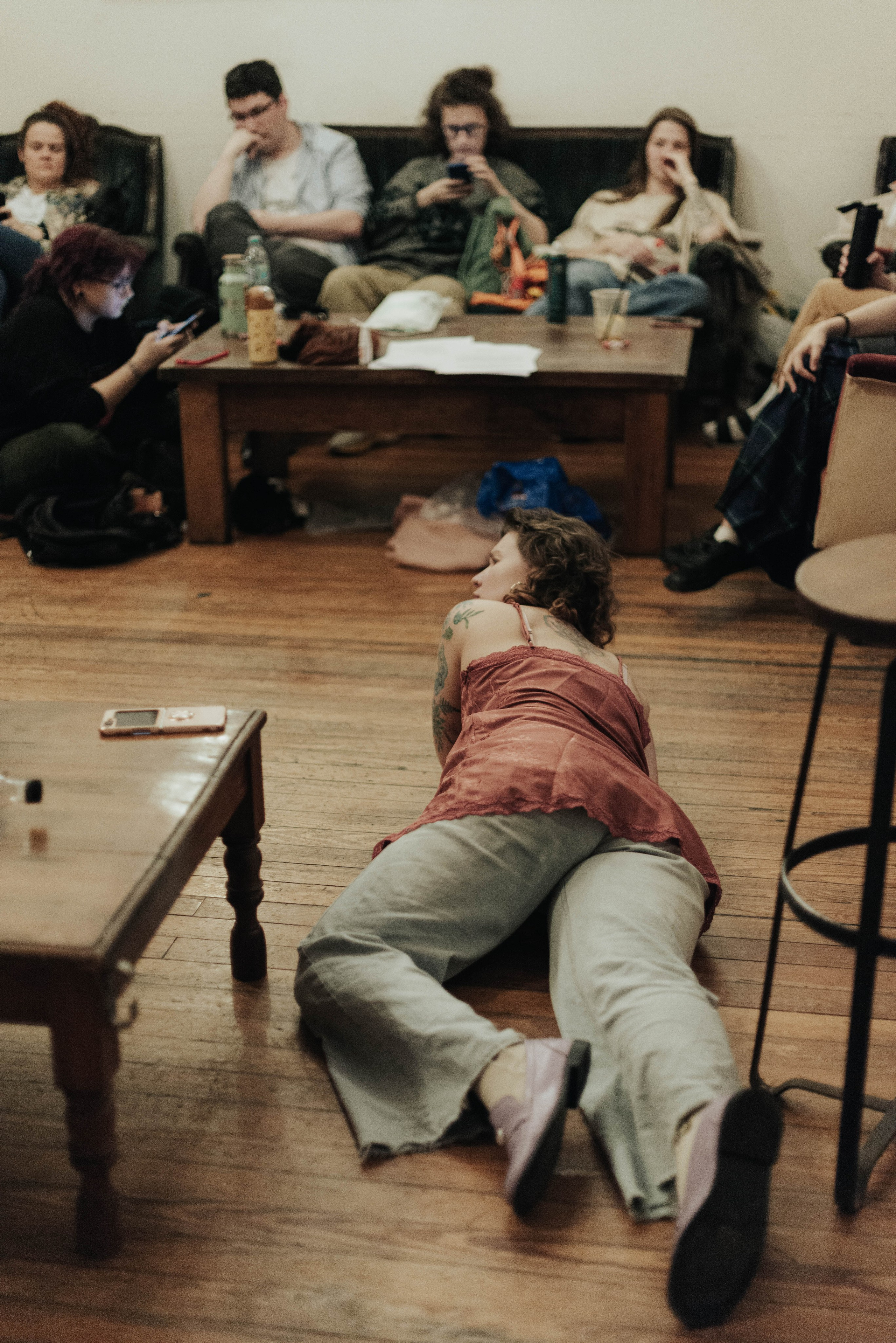 Репетиция @ojo.teatro. Photographer @elmirkami in the city of Buenos Aires