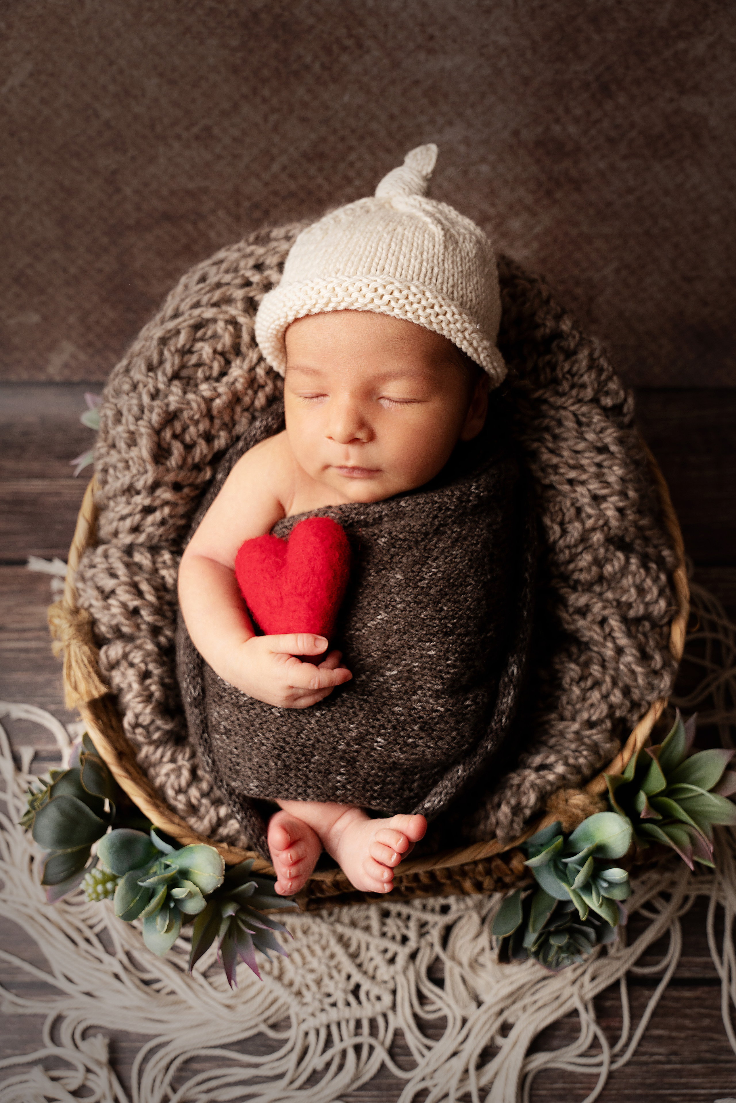Baby mit nackten Absätzen