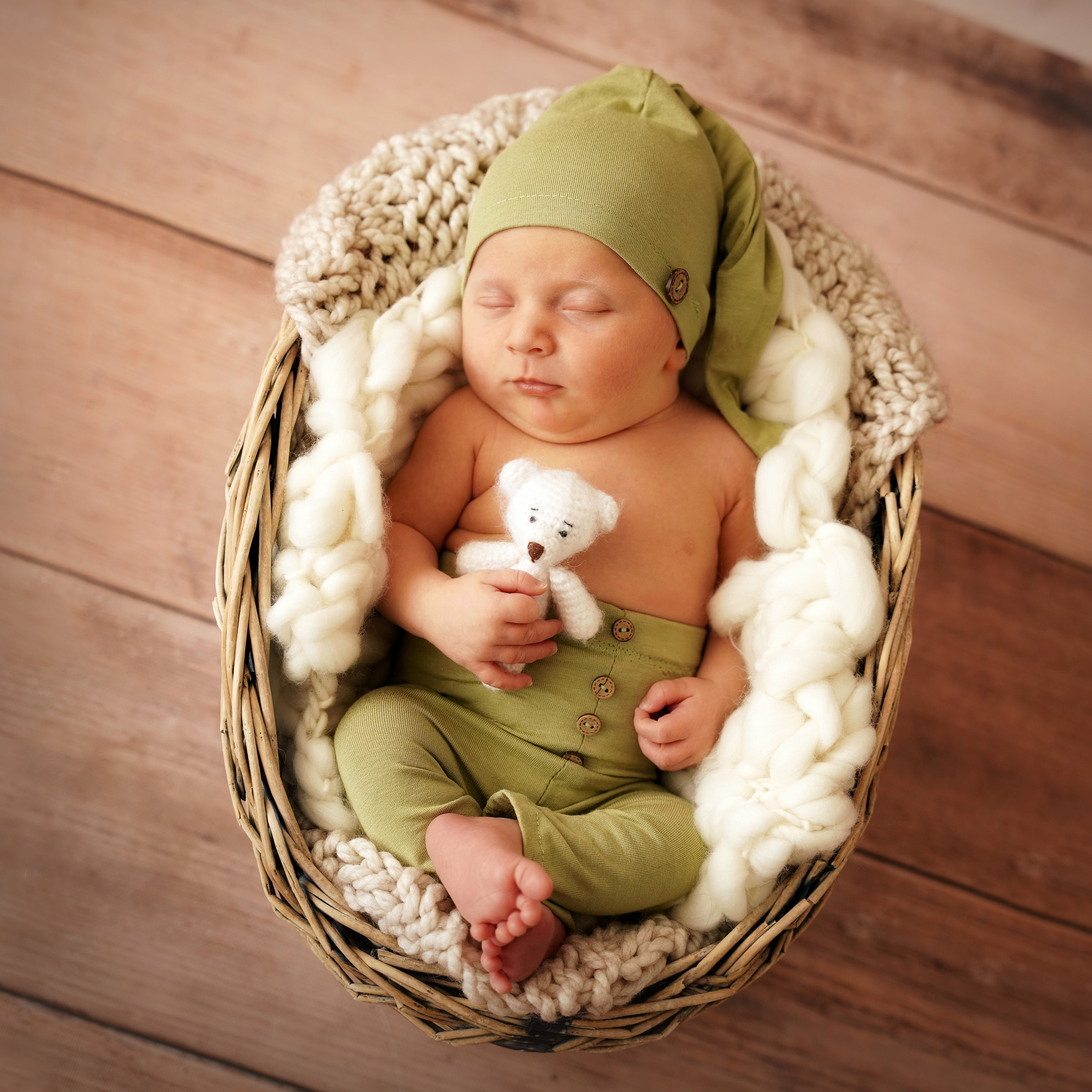 Kleine süße Schlafmütze