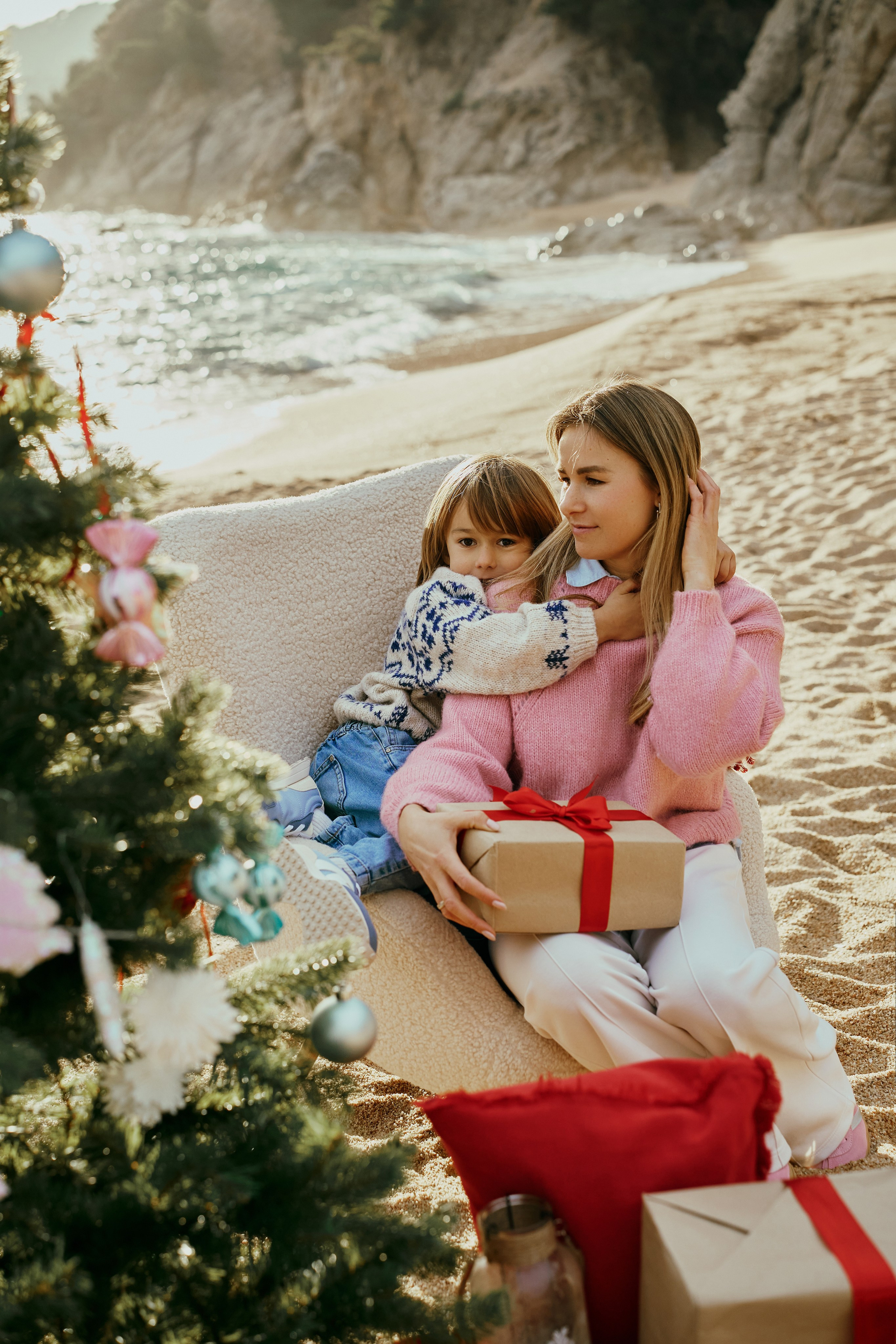 Рождество на пляже. Такие разные, любимые. Фотограф в Барселоне Жанна Захарченко