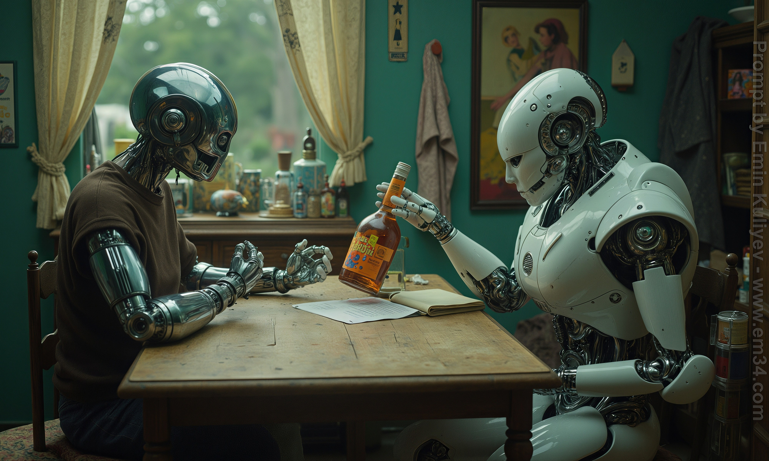 About robots world and not only — created these images in ComfyUI. Emin Kuliyev — Award-Winning Wedding Photojournalist NYC & USA | Best Wedding Photographer Known for Candid, Timeless Moments