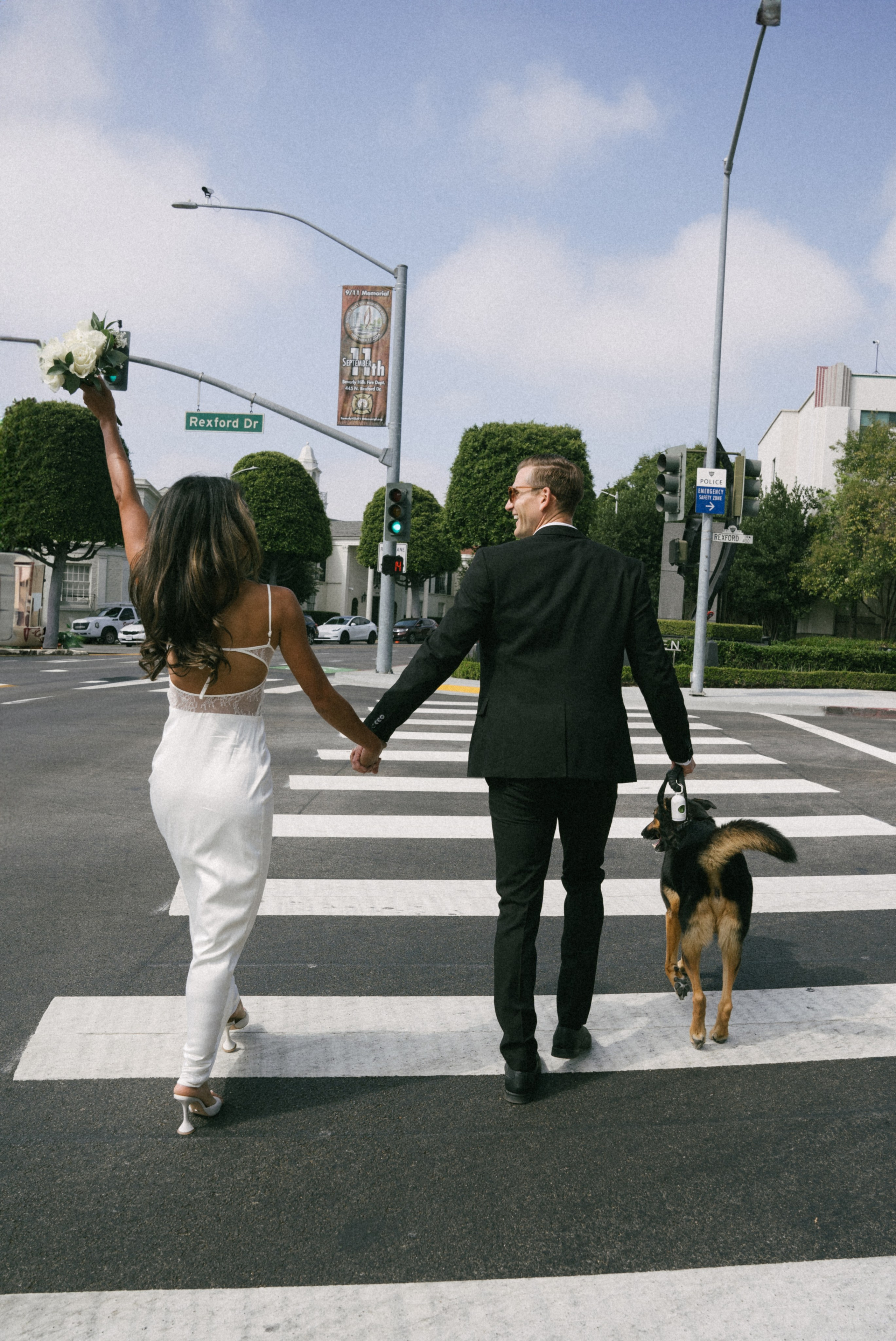 Jamie & Gareth. Beverly Hill Courthouse Wedding. Santa Monica based photographer Kristina Vasilenko