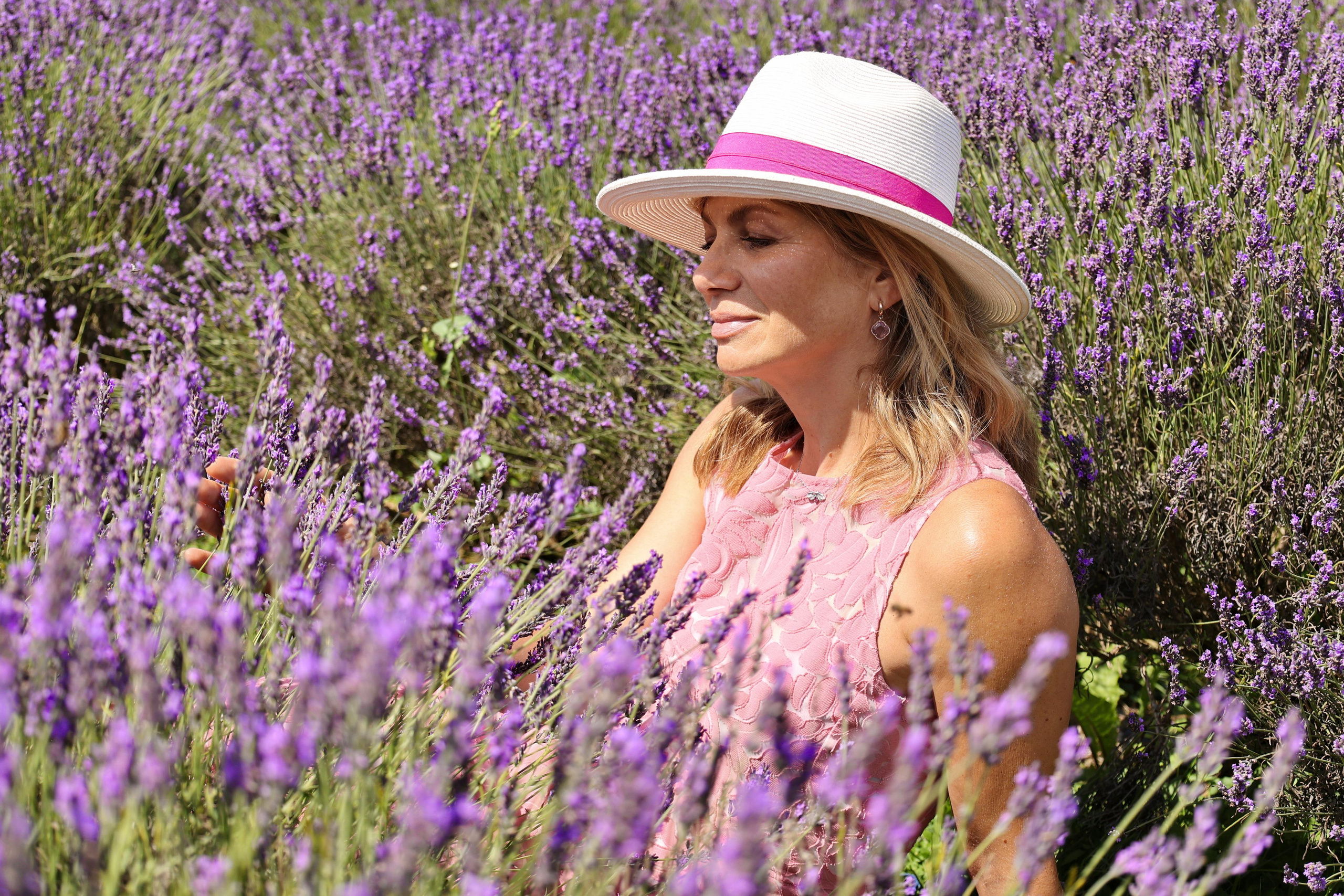 Lavender field, London. Couples and portraits photographer Wimbledon London