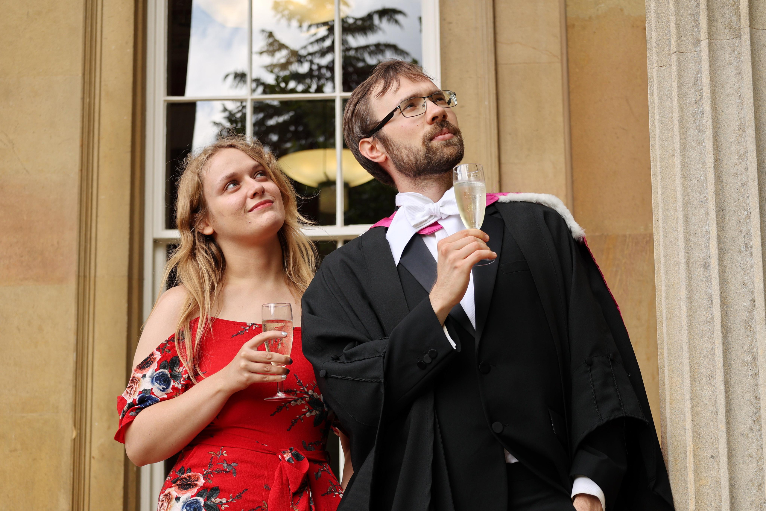 Andrei’s Graduation, Cambridge. Couples and portraits photographer Wimbledon London