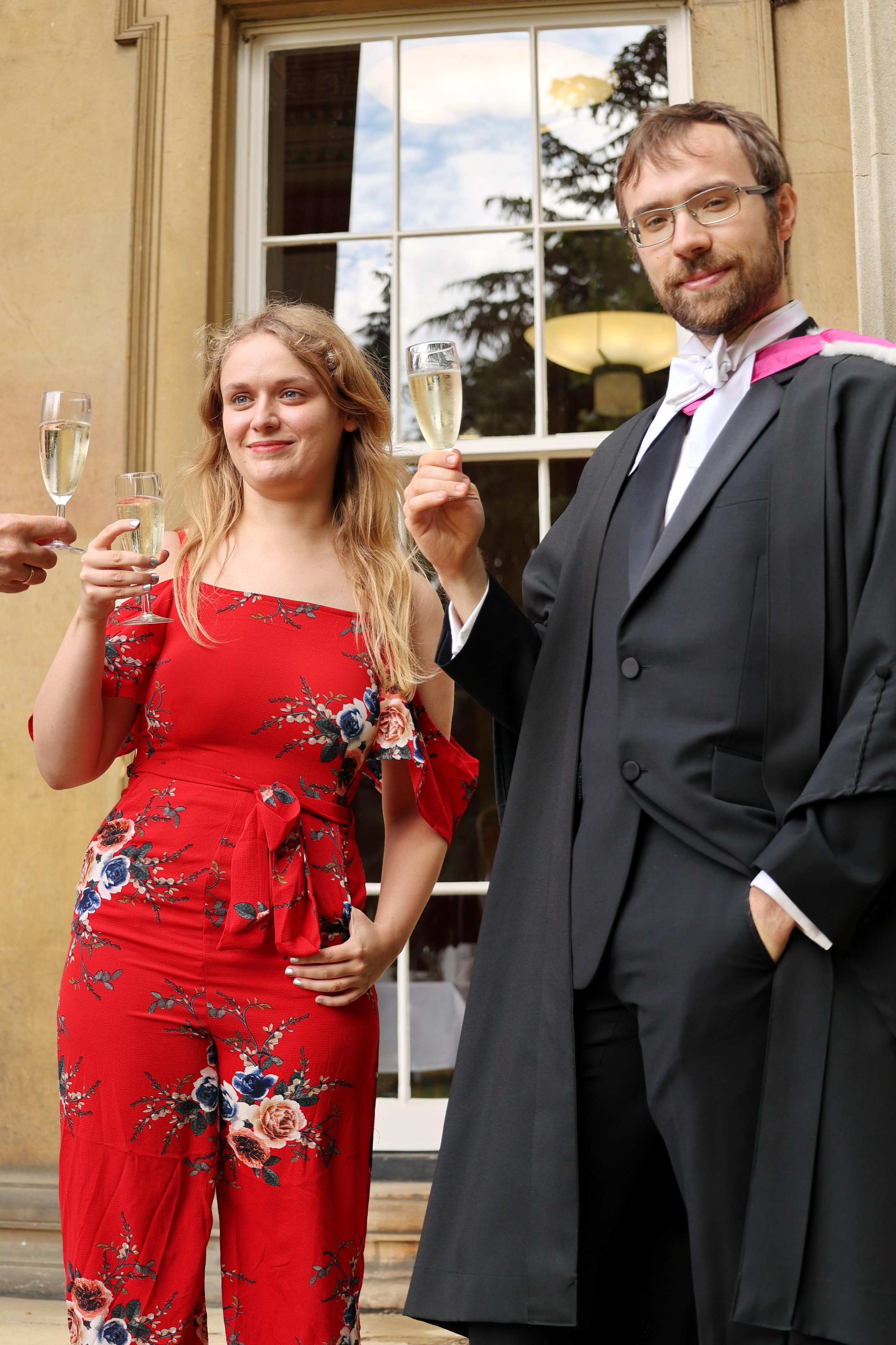 Andrei’s Graduation, Cambridge. Couples and portraits photographer Wimbledon London