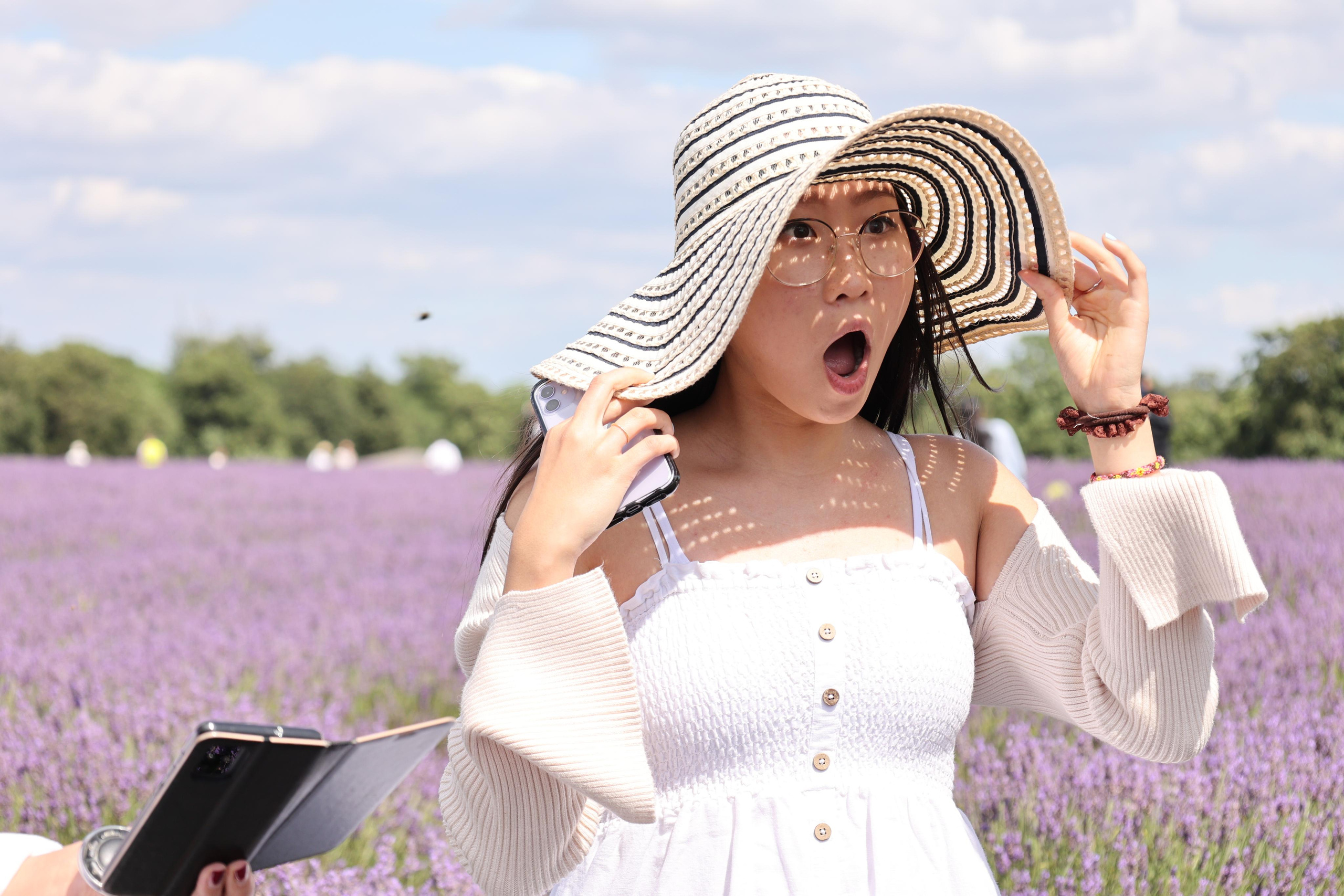 Lavender field, London. Couples and portraits photographer Wimbledon London