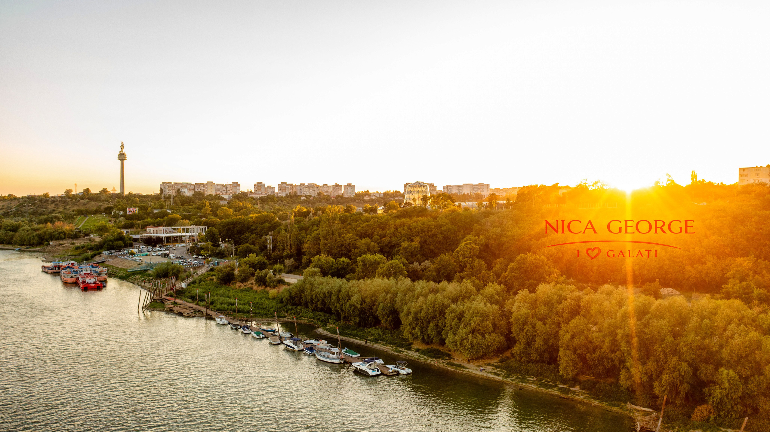 Dunărea la Galați — 13 august 2026