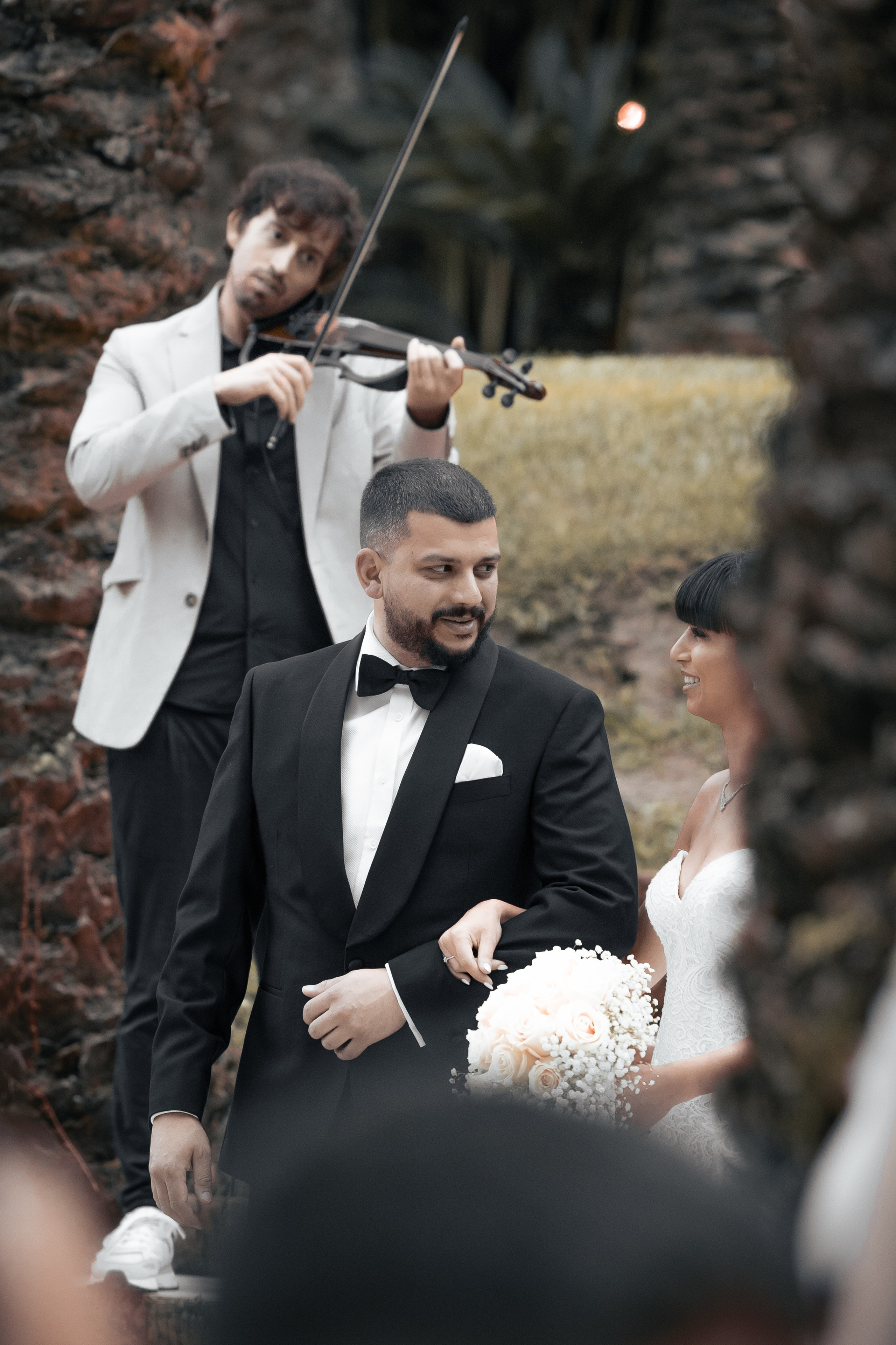 Katie and Suraj. Hfm photo+art
