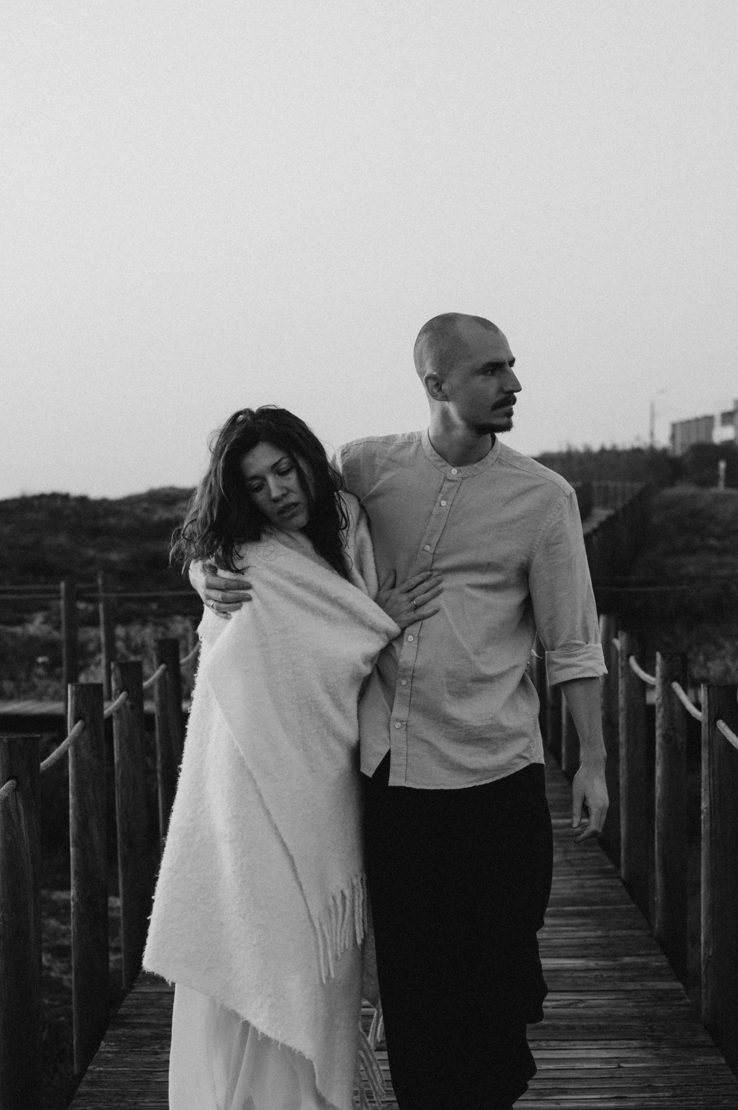 Zuhause im Herzen | Shooting an der Ozeanküste. Fotografin Ansbach - Paare | Hochzeit | After Wedding