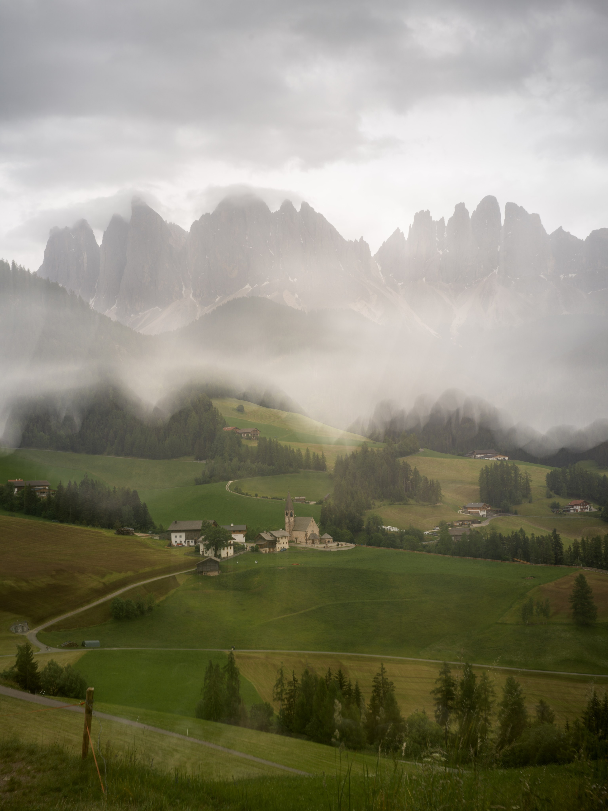 Proposal, Santa Maddalena Church, the Dolomites