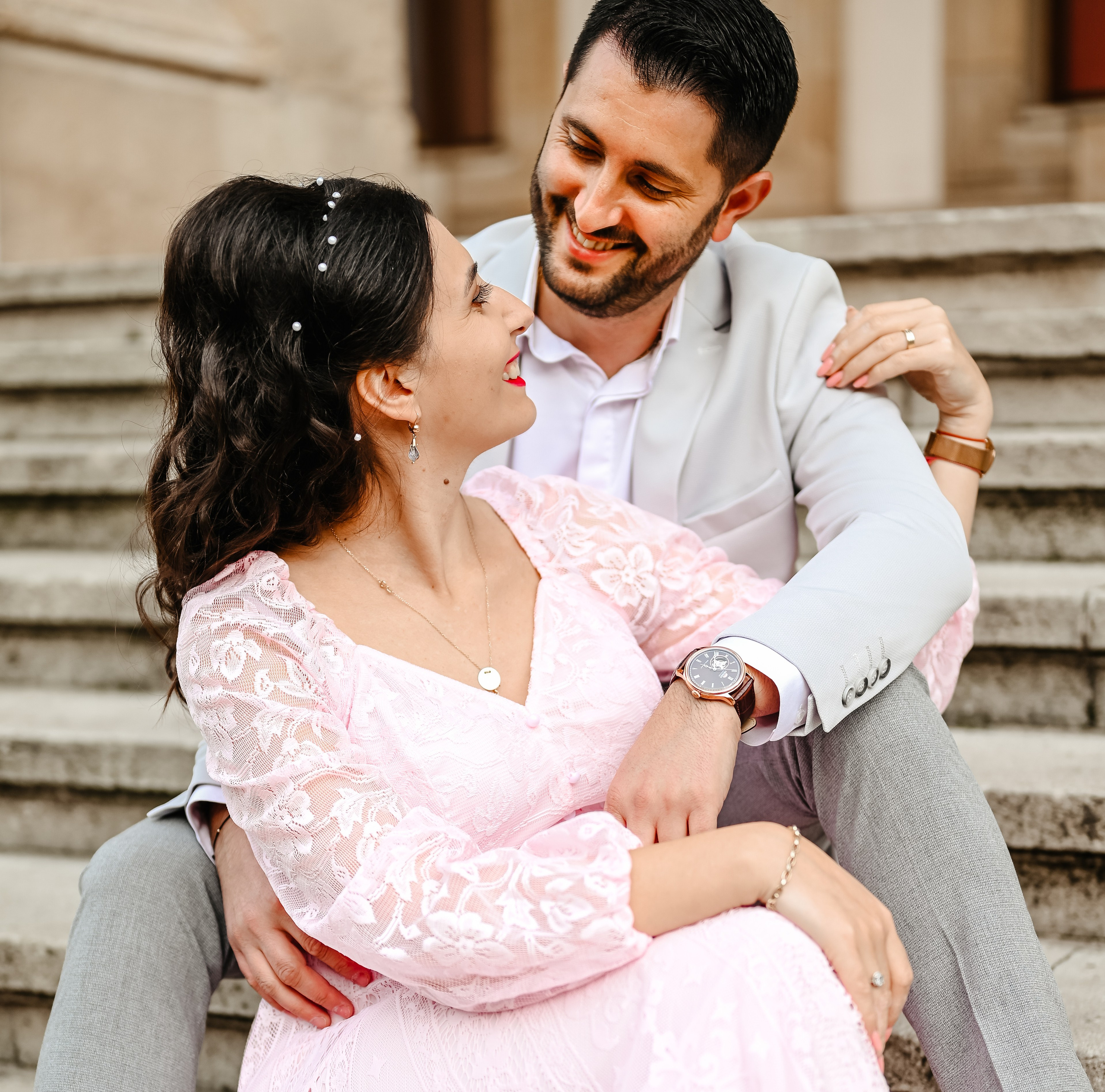 Ședința maternitate Alexandra si Andrei, Calea Victoriei. Ana Maria Dragan Fotograf Evenimente