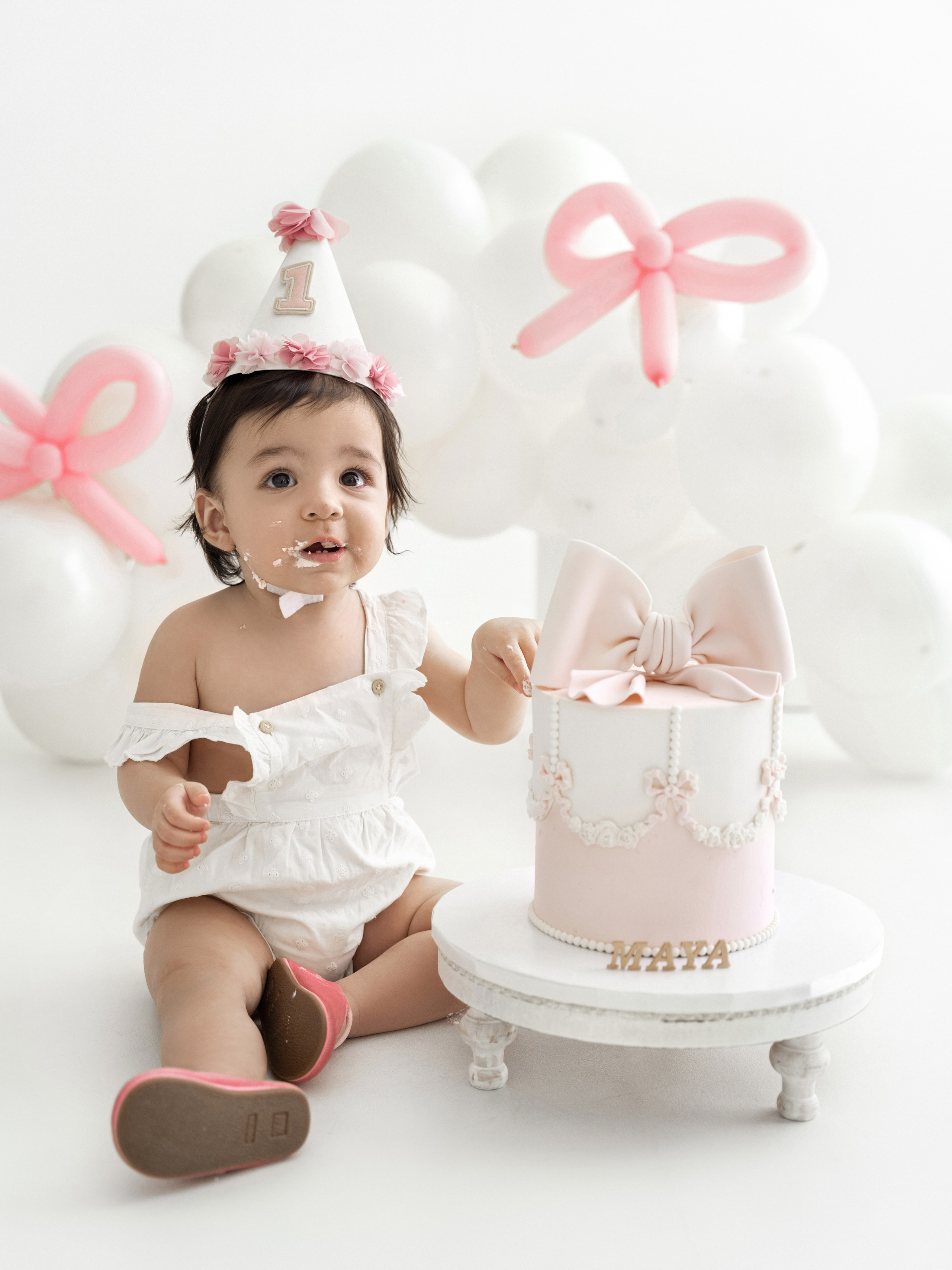 First birthday photoshoot Eva