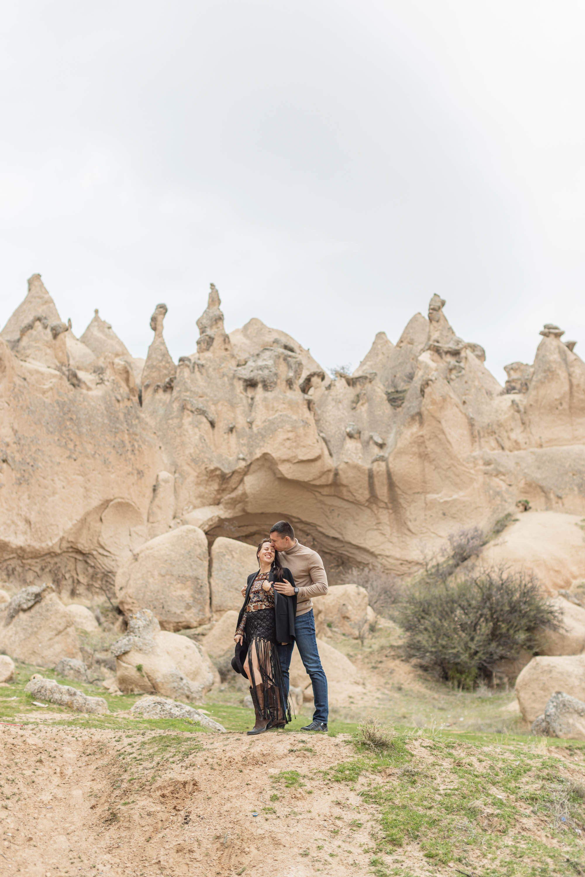 Stylish Photoshoot in the Charming Streets and Valleys of Cappadocia. Julia Ganch I Fashion Wedding Photography I Cappadocia Turkey