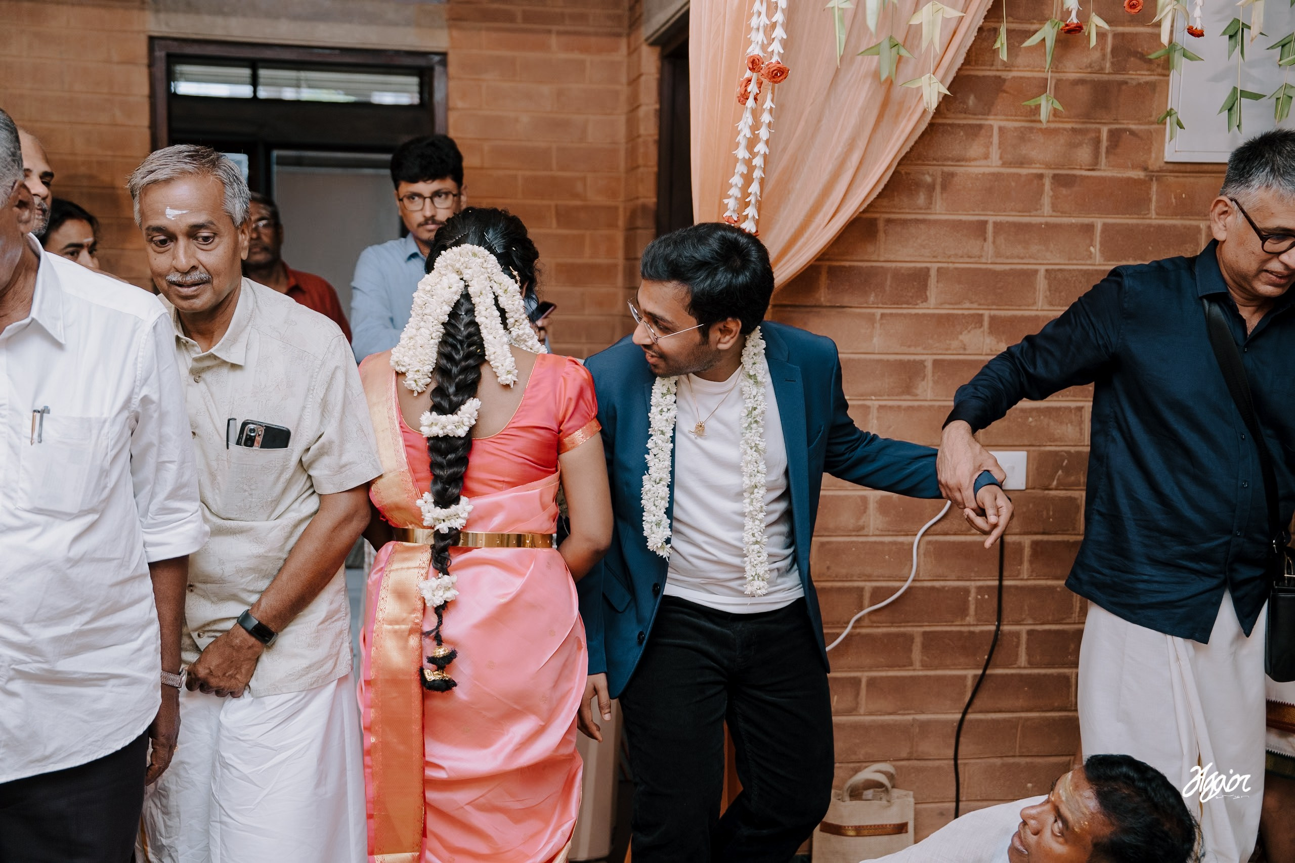 Wedding documentary photography in Pondicherry. Agam Vizha