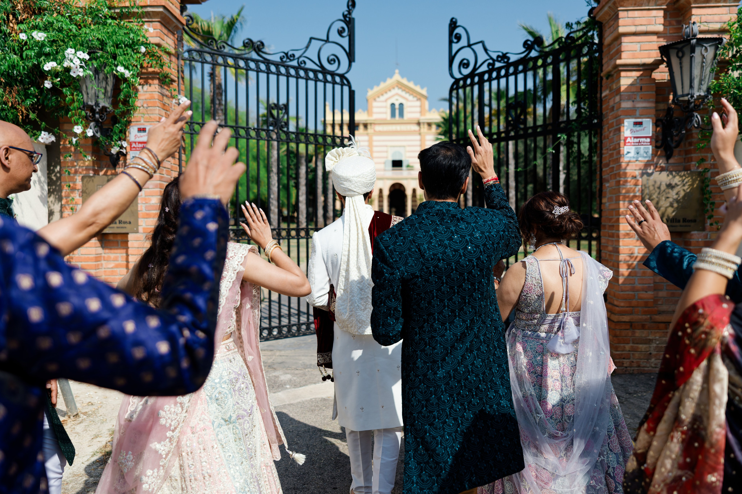 Indian wedding at Gran Villa Rosa, Barcelona