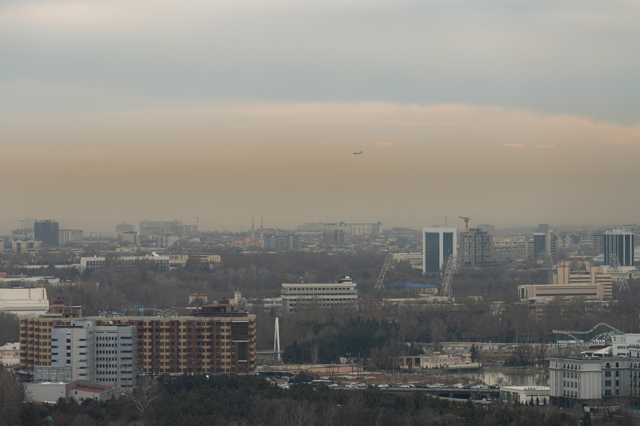 Смог в Ташкенте или Взгляд на город с высоты птичьего полета. Георгий Намазов | Фотограф в Ташкенте