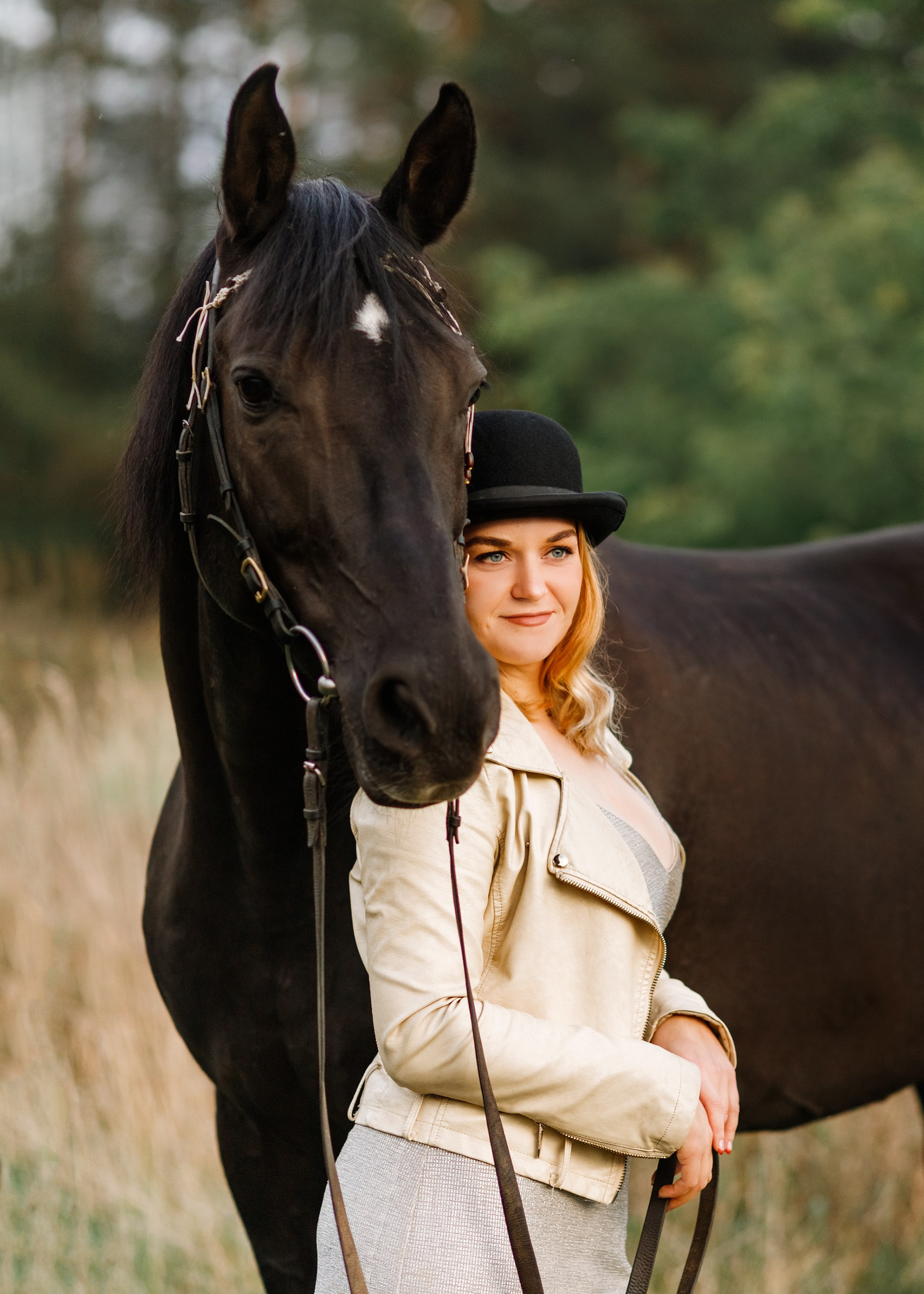 Victoria & her horses, autumn. Kaja | fotograf psów we Wrocławiu
