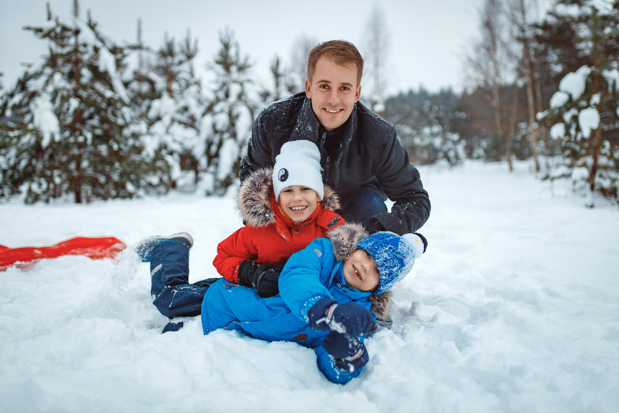 Christmas family. Photographer Eduard Nesterov | Фотограф — Эдуард Нестеров