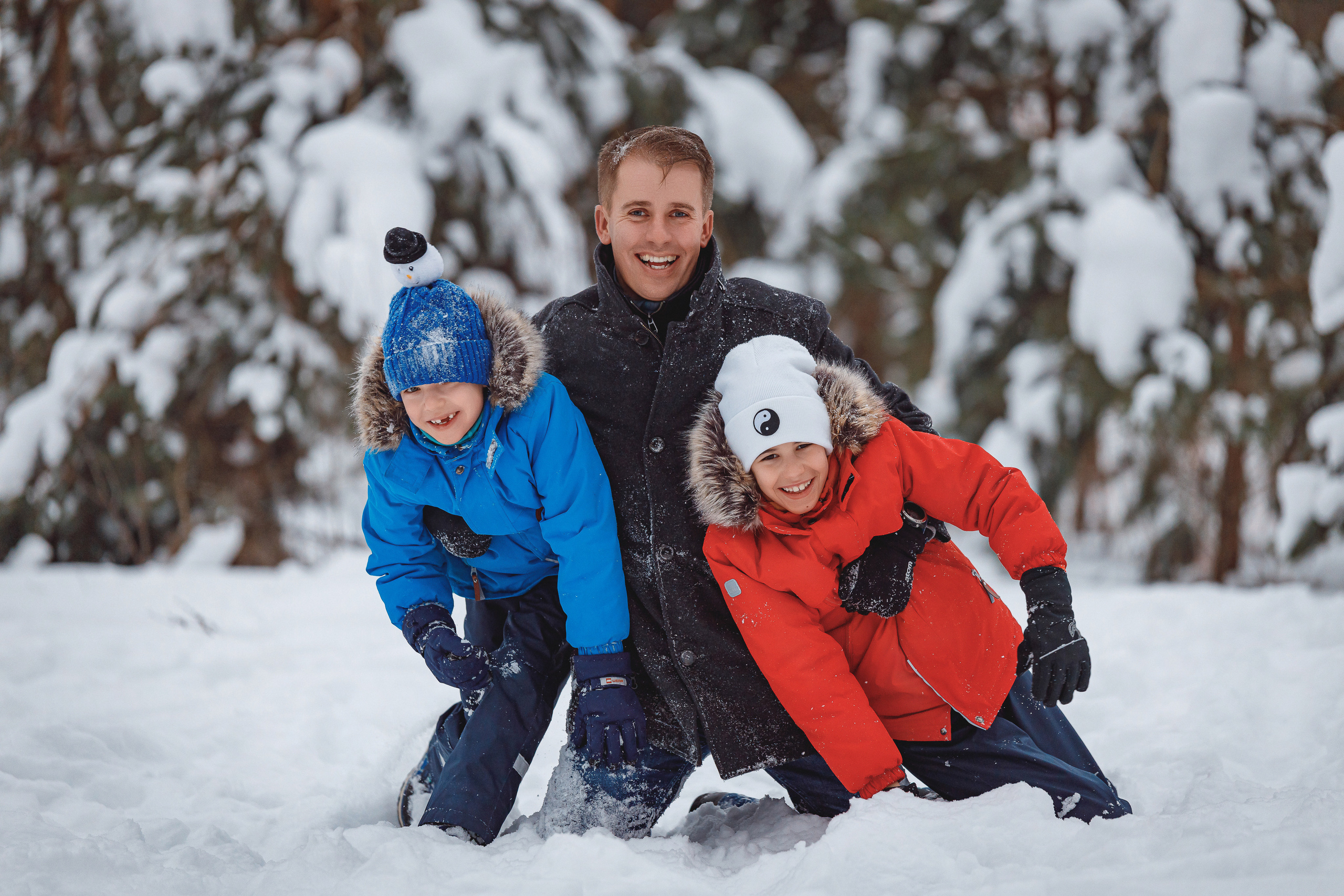 Christmas family. Photographer Eduard Nesterov | Фотограф — Эдуард Нестеров