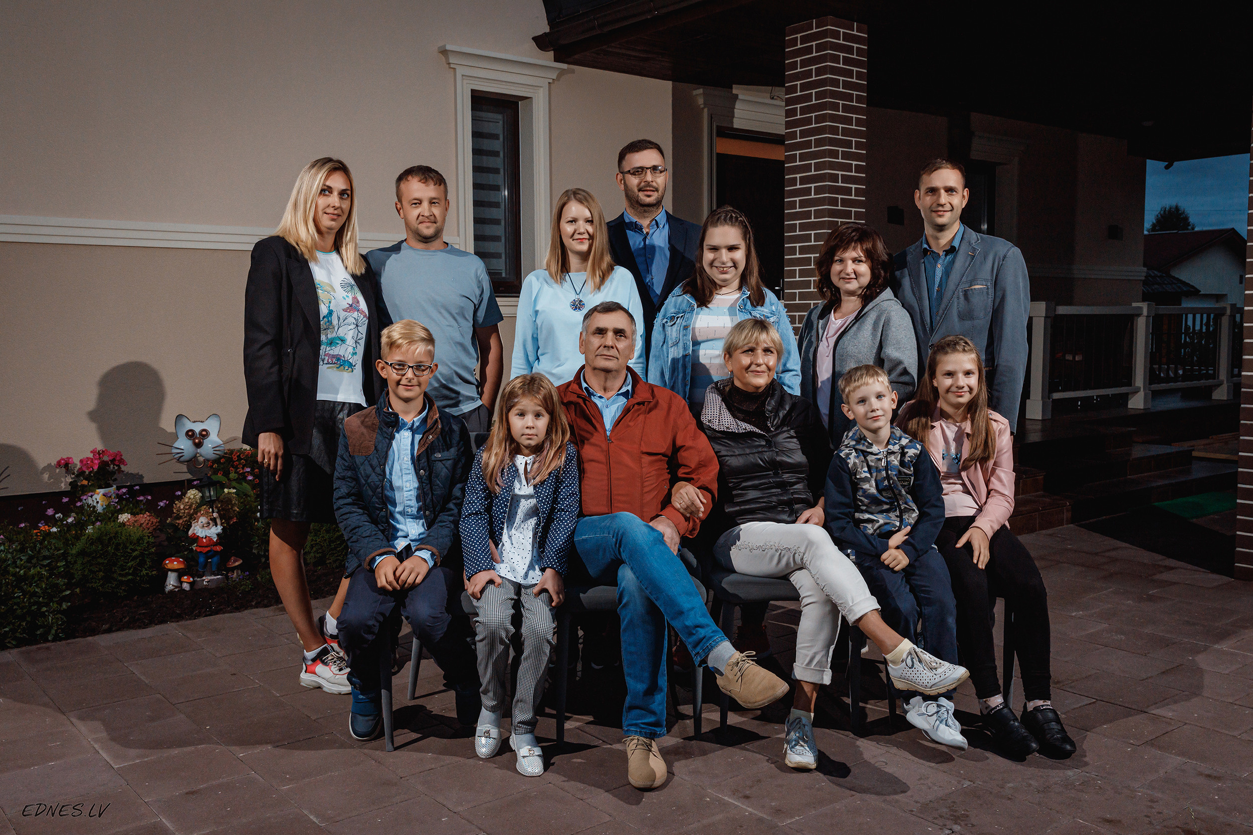 Family evening. Photographer Eduard Nesterov