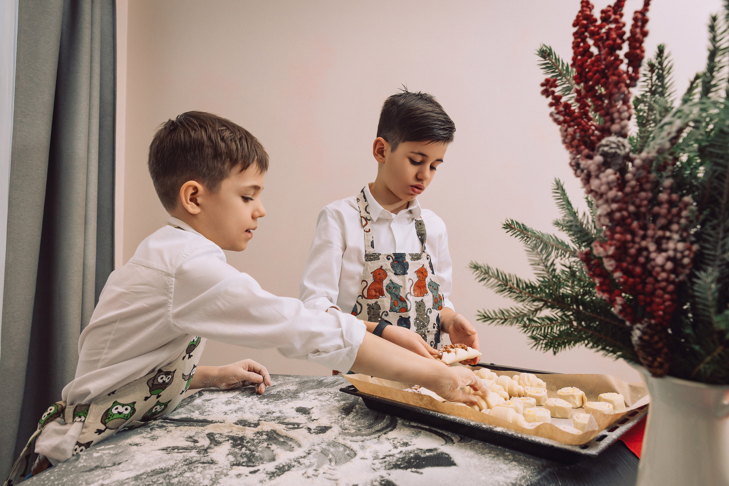 Christmas family. Photographer Eduard Nesterov | Фотограф — Эдуард Нестеров