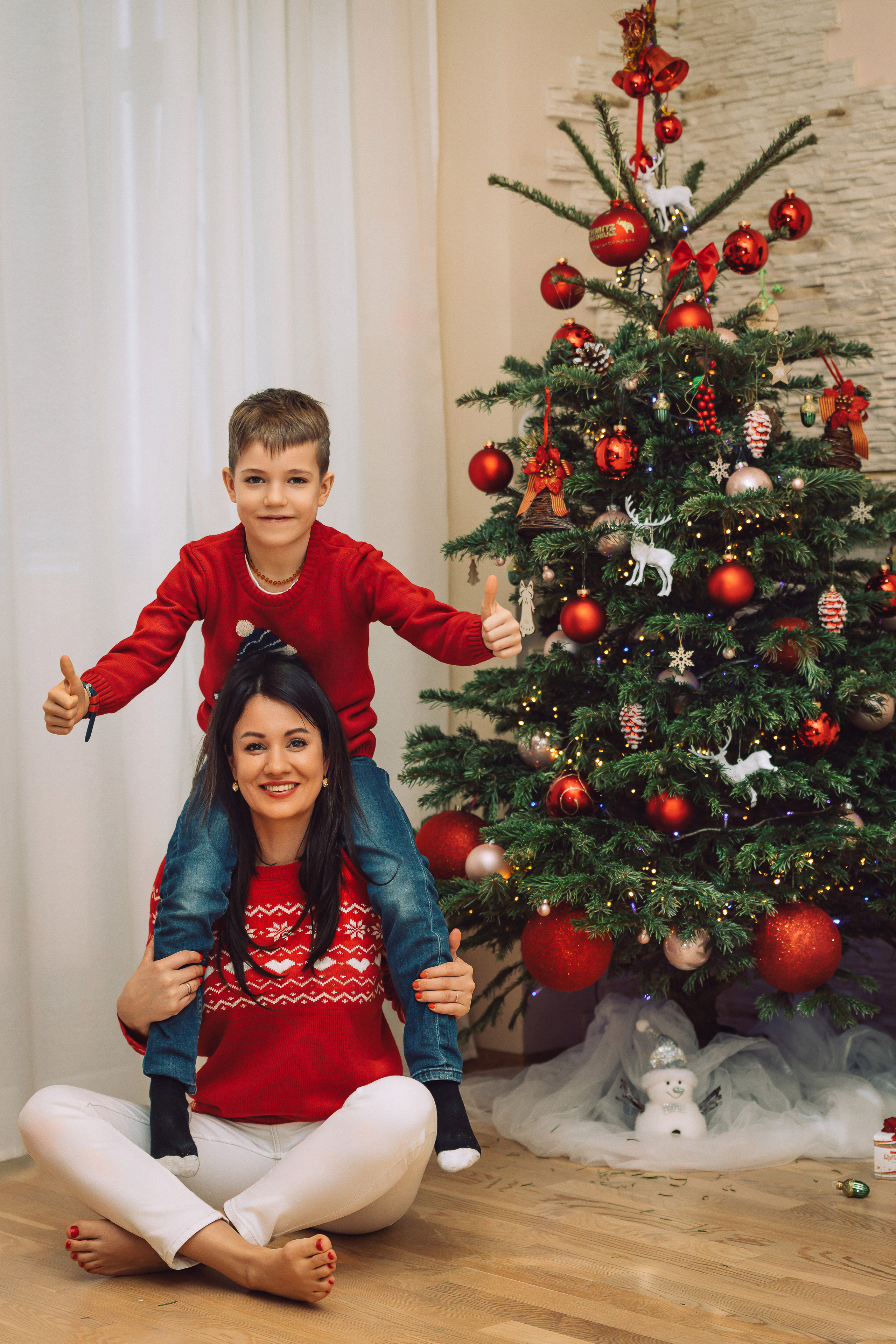 Christmas family. Photographer Eduard Nesterov | Фотограф — Эдуард Нестеров