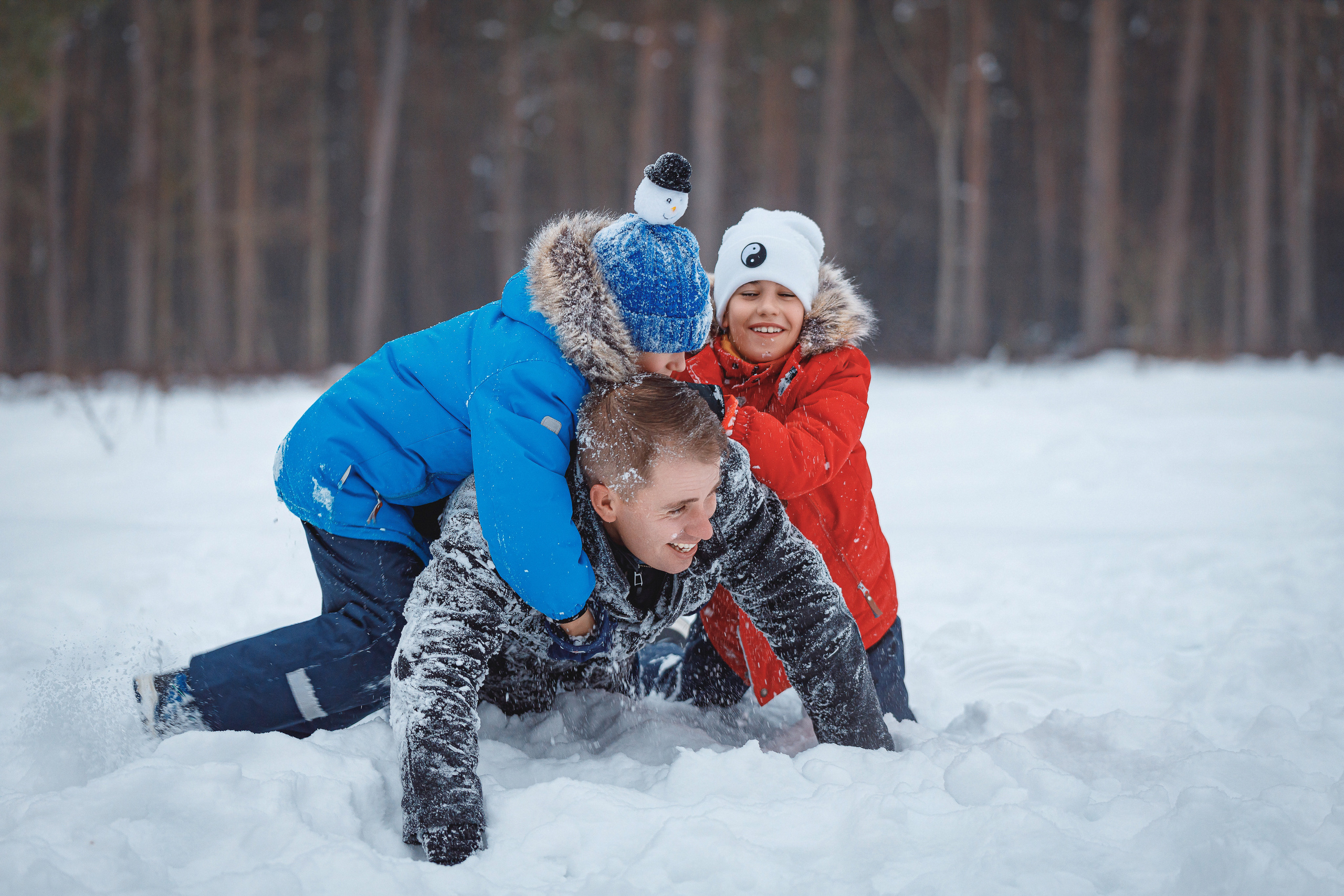 Christmas family. Photographer Eduard Nesterov | Фотограф — Эдуард Нестеров