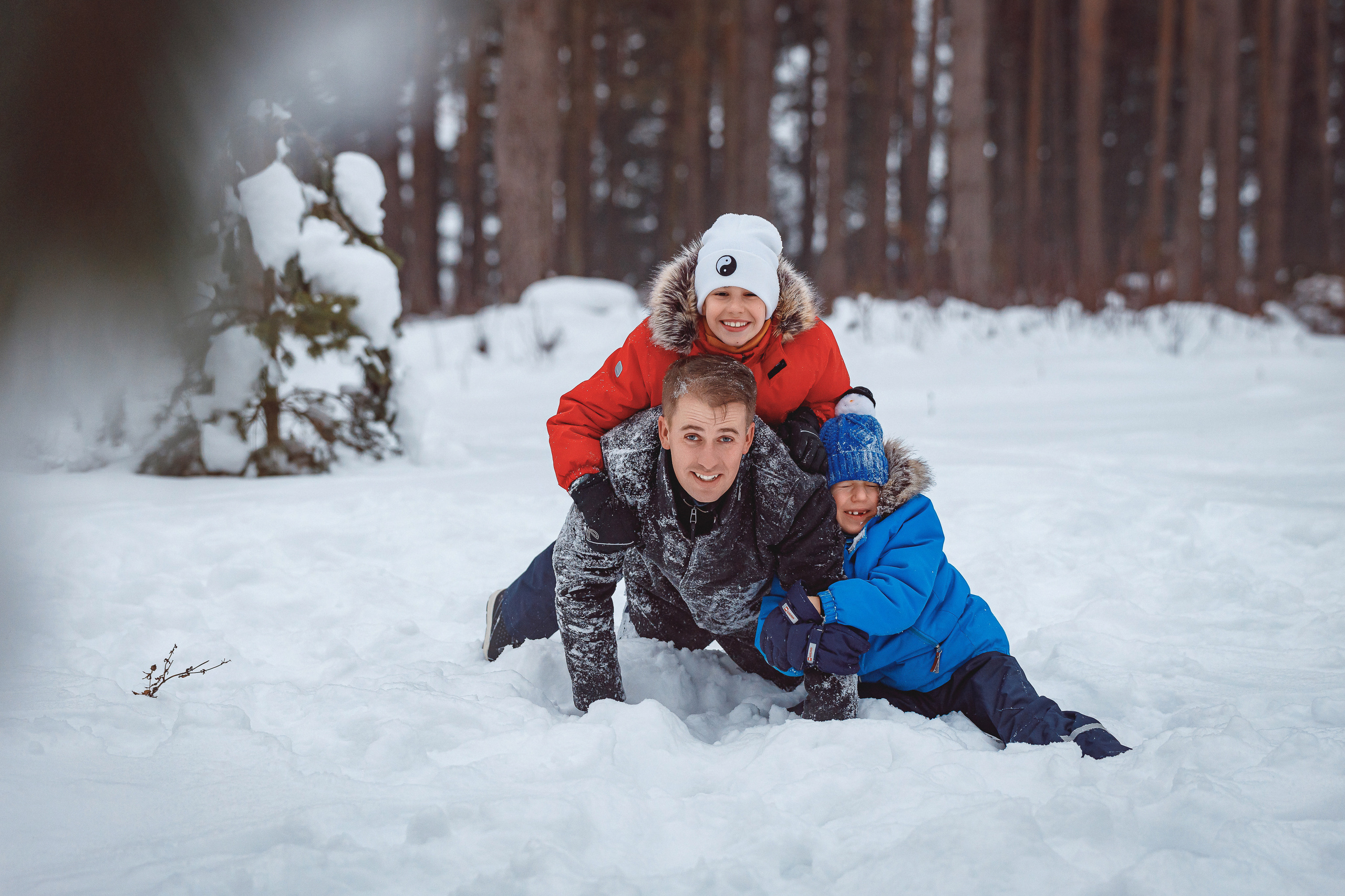 Christmas family. Photographer Eduard Nesterov | Фотограф — Эдуард Нестеров