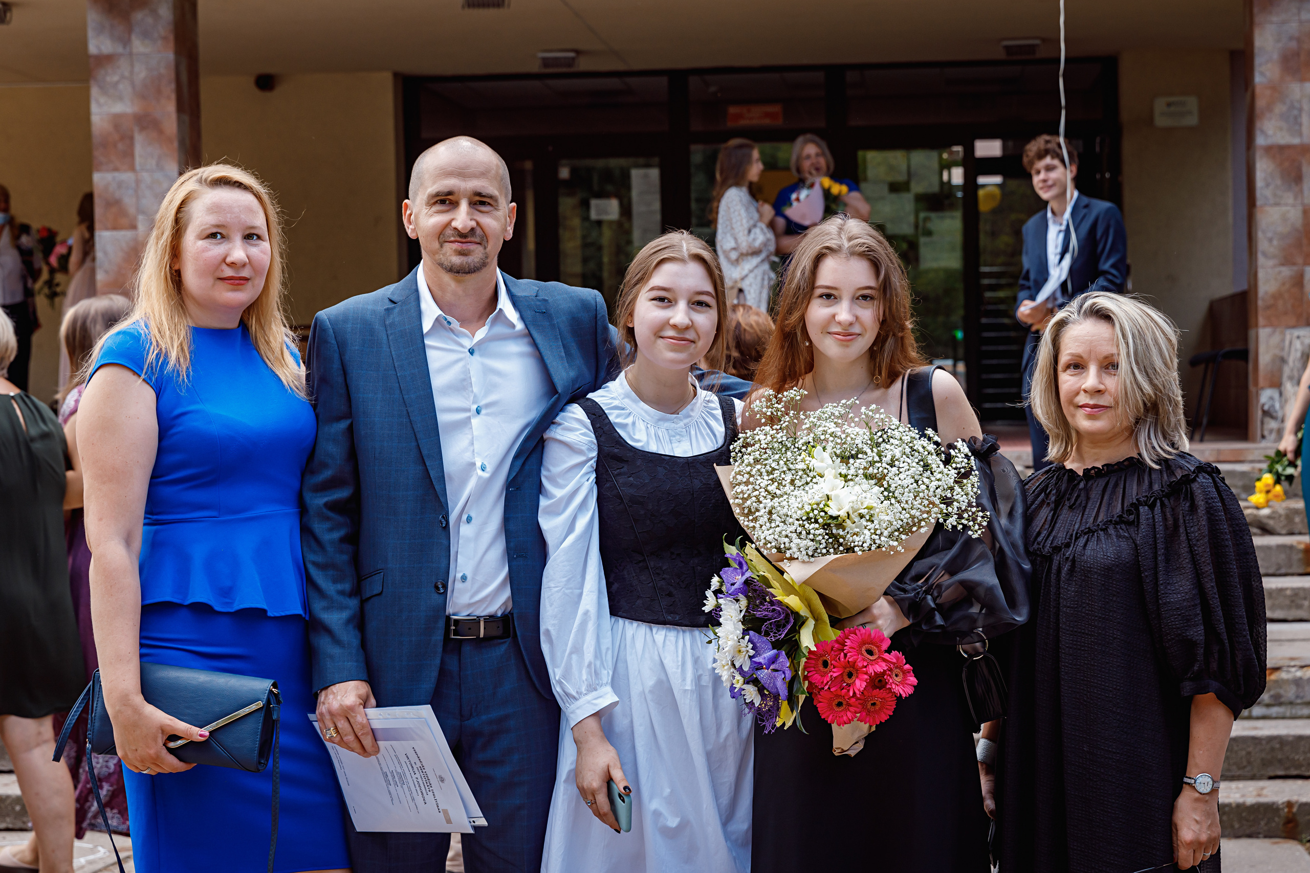 School graduation. Photographer Eduard Nesterov