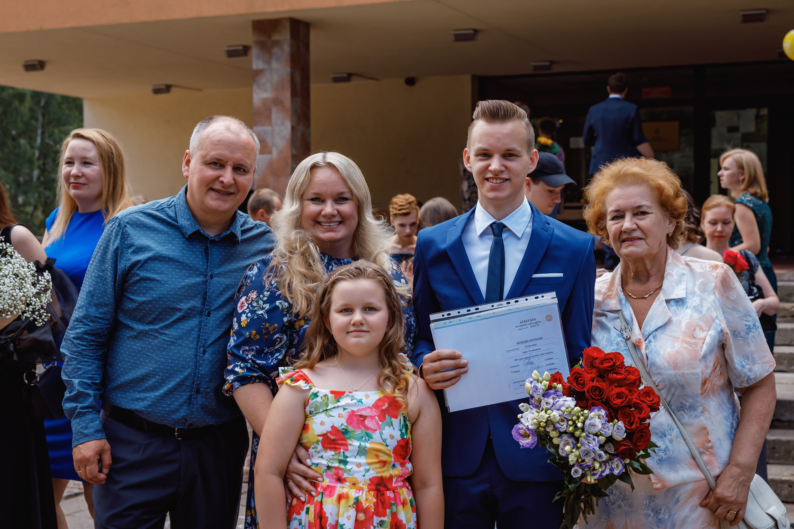 School graduation. Photographer Eduard Nesterov