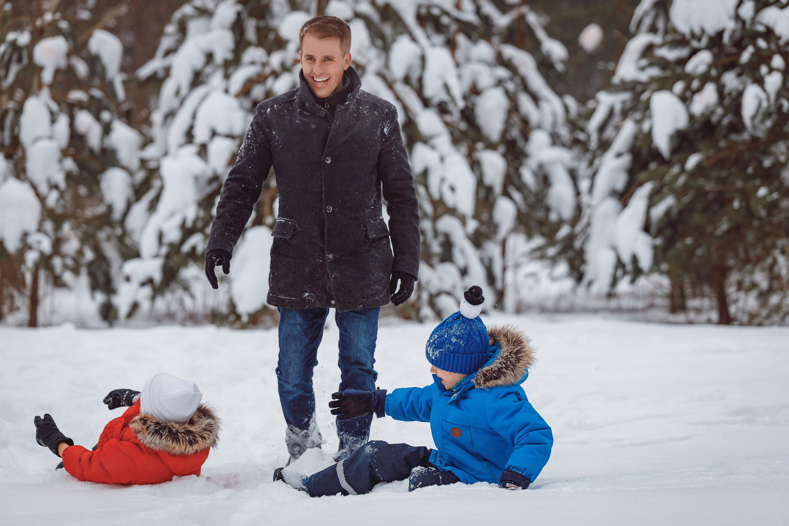Christmas family. Photographer Eduard Nesterov | Фотограф — Эдуард Нестеров
