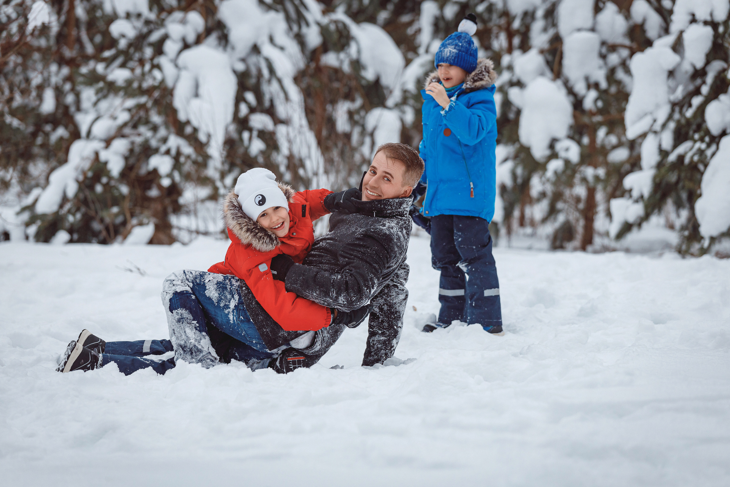 Christmas family. Photographer Eduard Nesterov | Фотограф — Эдуард Нестеров
