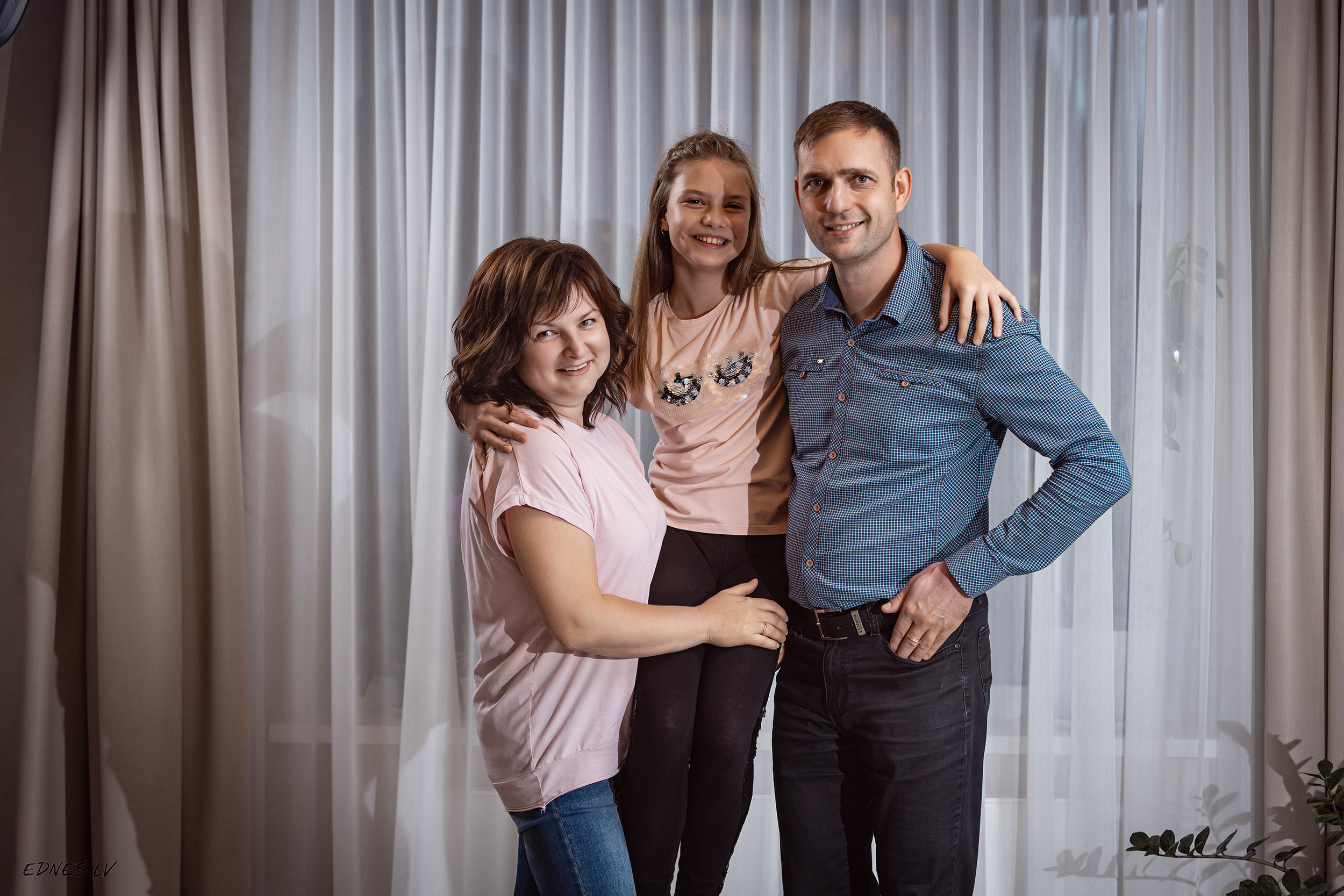 Family evening. Photographer Eduard Nesterov