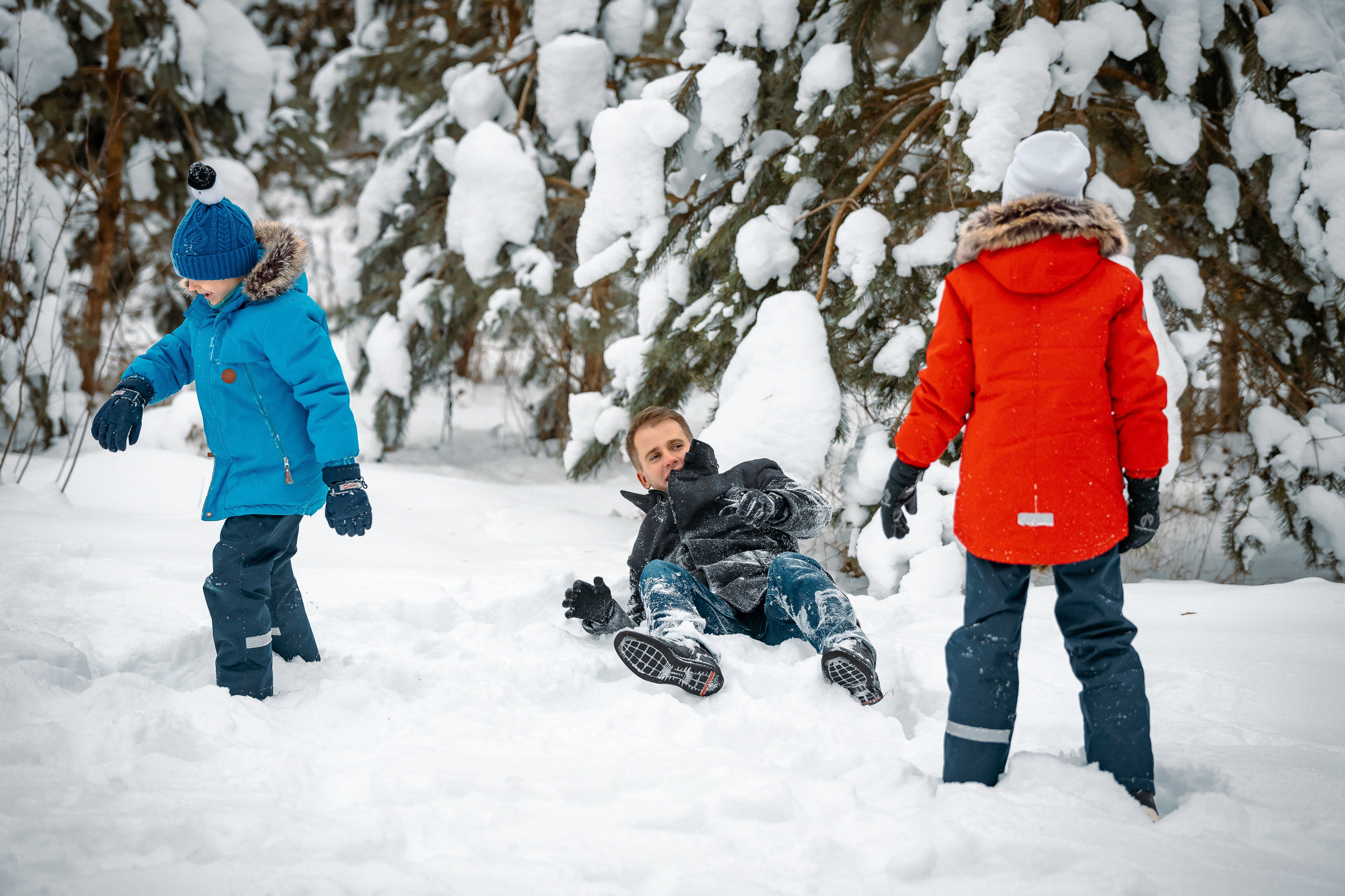 Christmas family. Photographer Eduard Nesterov | Фотограф — Эдуард Нестеров
