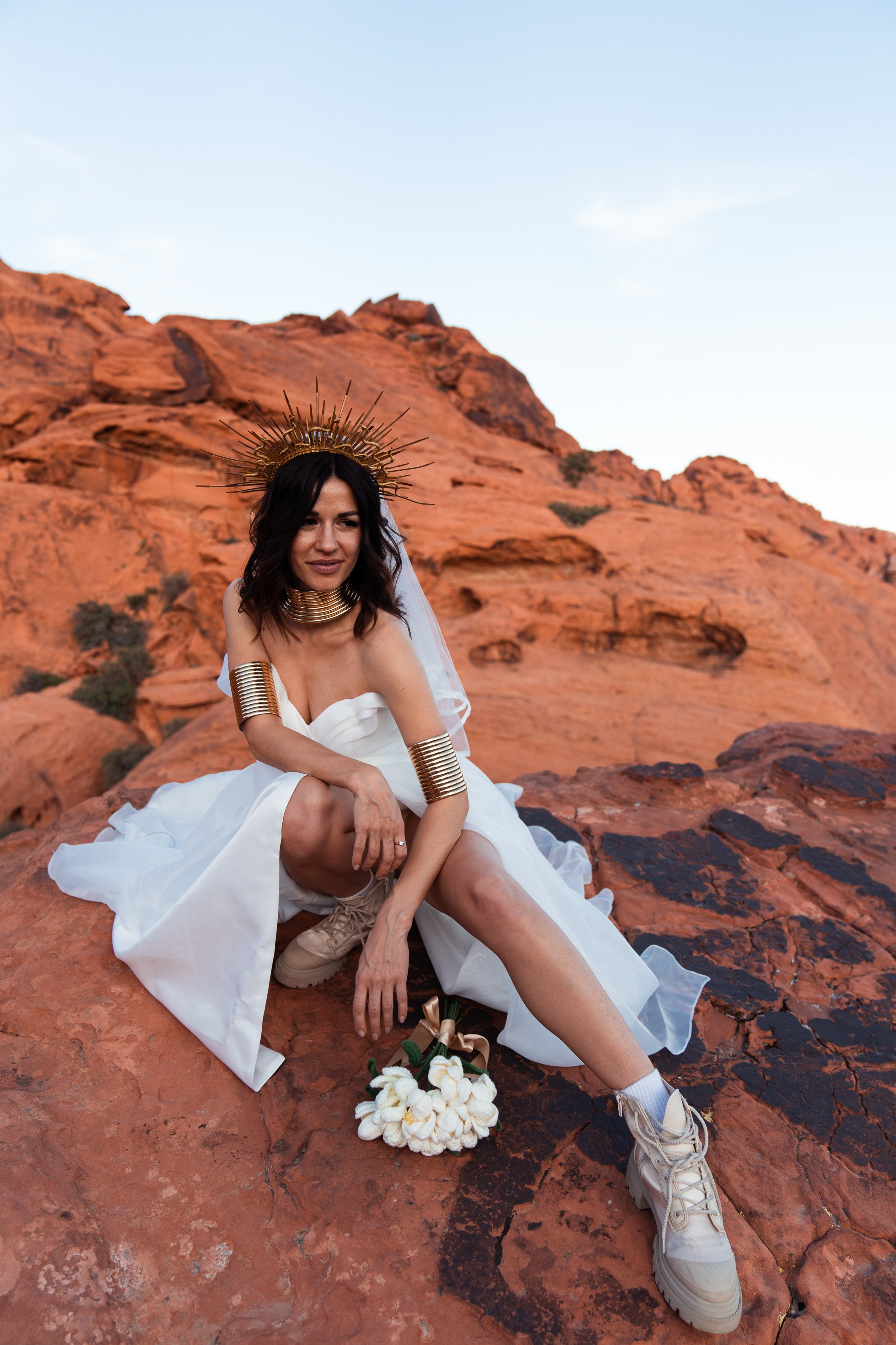 M&S. Wedding & elopement photographer Viktoriya Kravtsov. Las Vegas